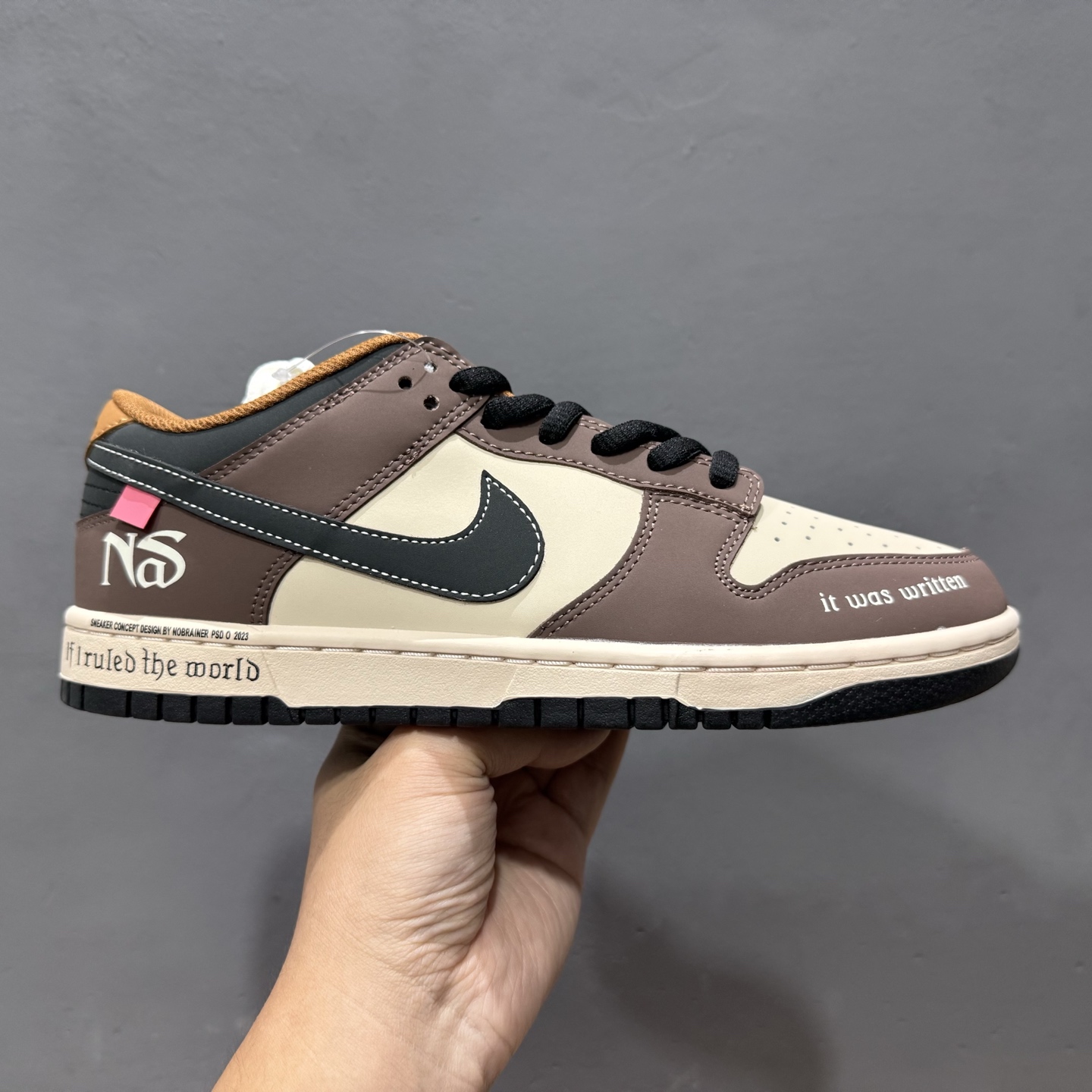 280 Nike SB Dunk Low 黑棕配色 低帮休闲运动滑板板鞋 MU0232-370
