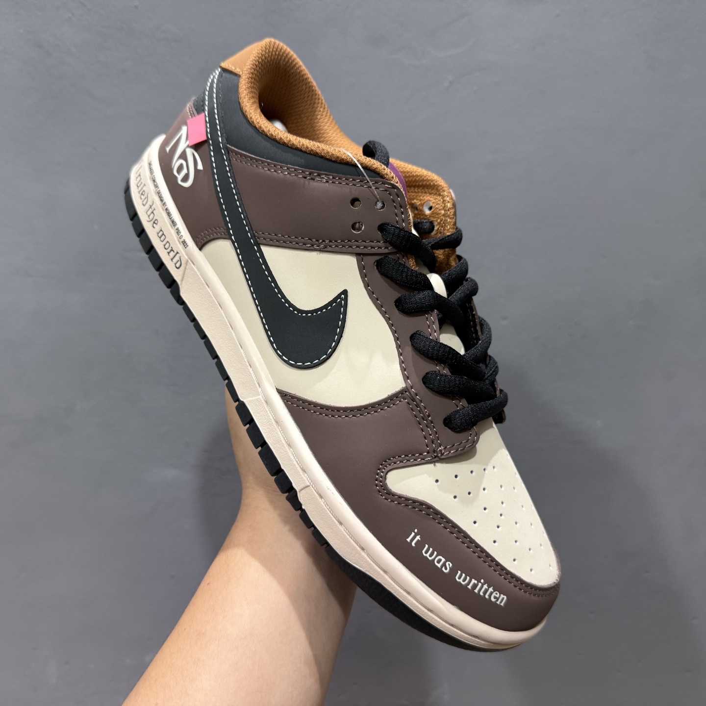 280 Nike SB Dunk Low 黑棕配色 低帮休闲运动滑板板鞋 MU0232-370