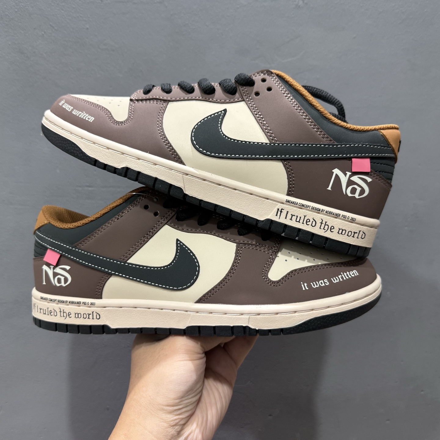 280 Nike SB Dunk Low 黑棕配色 低帮休闲运动滑板板鞋 MU0232-370