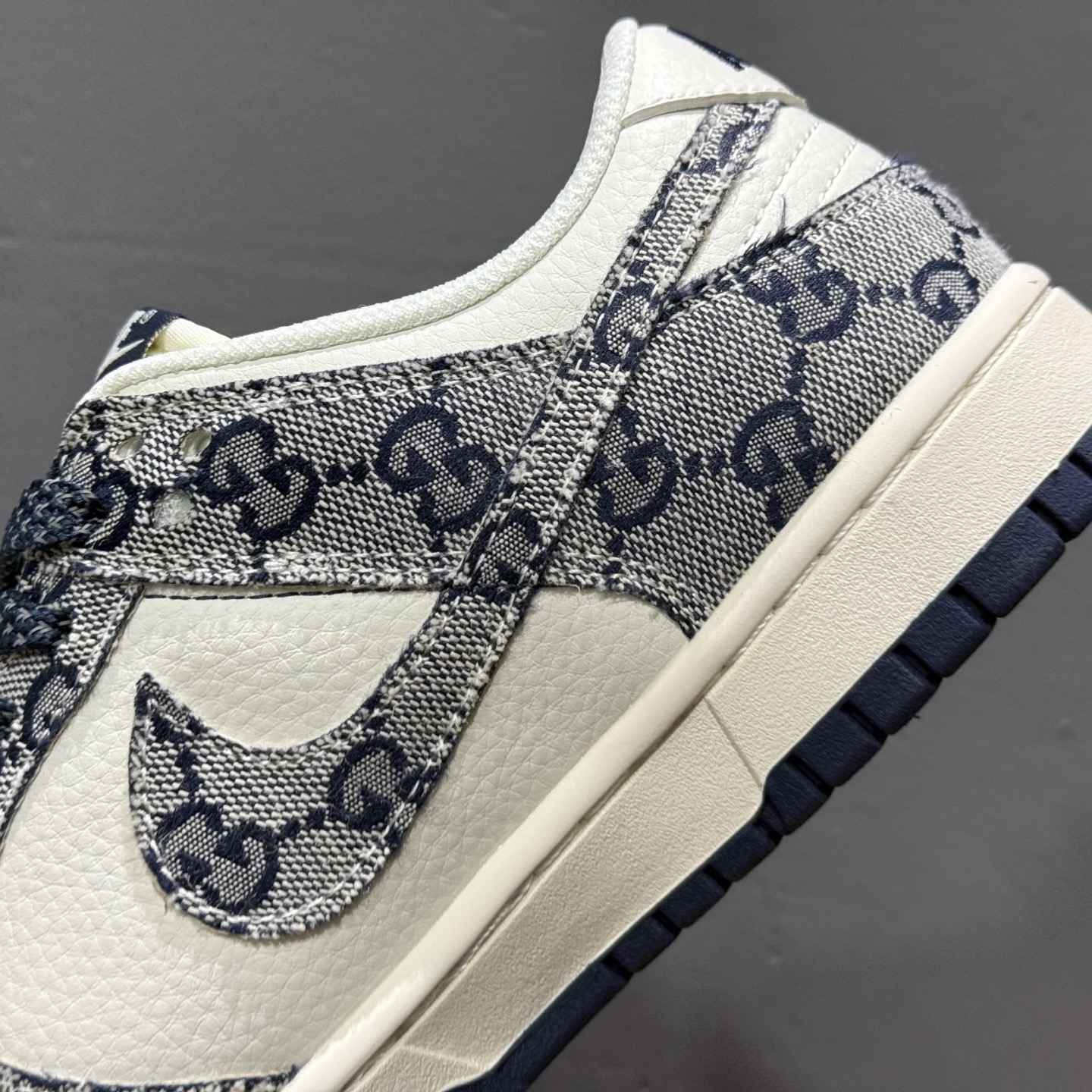220 nike sb dunk low 古驰联名-灰花纹 高端定制 低帮休闲板鞋 BB9676-313