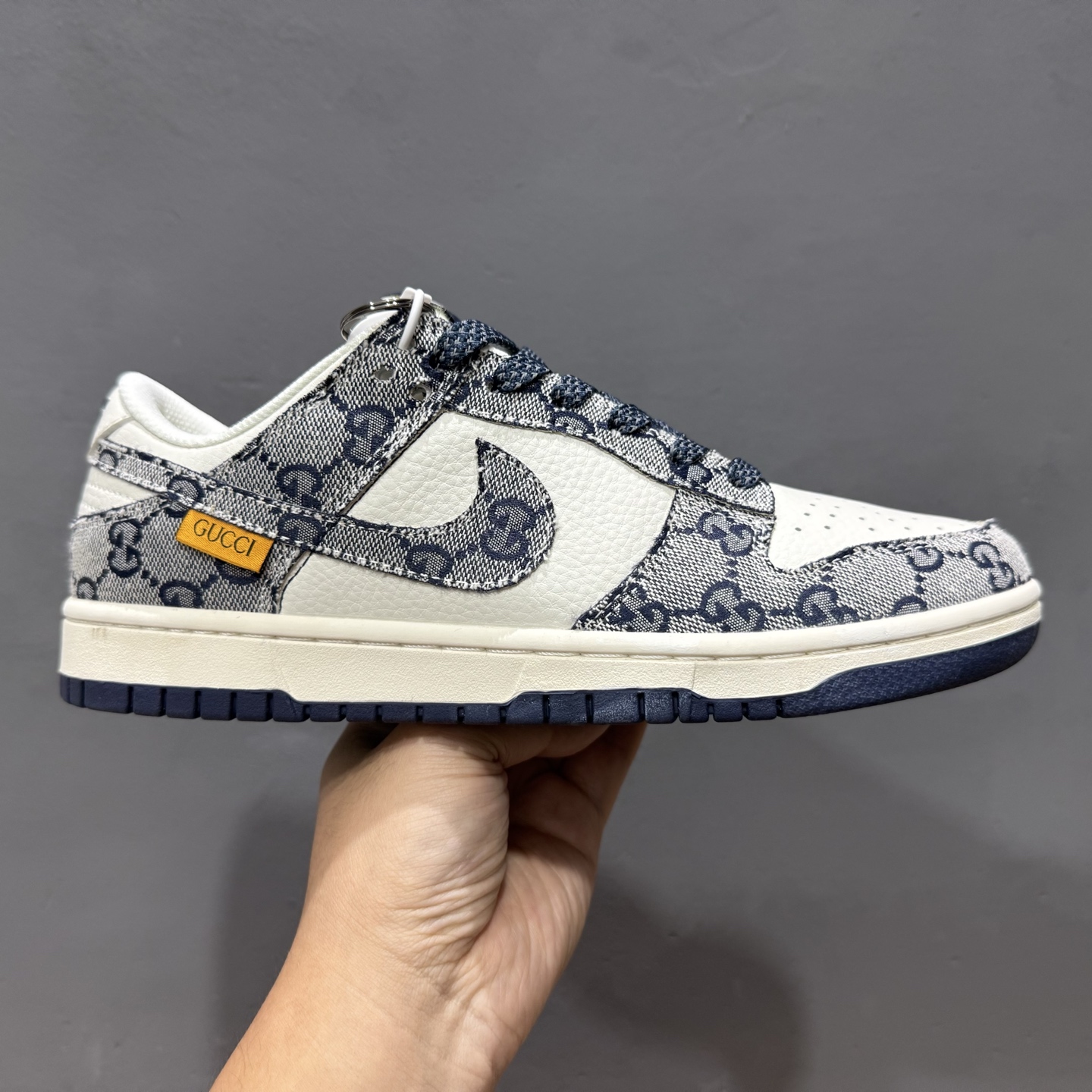 220 nike sb dunk low 古驰联名-灰花纹 高端定制 低帮休闲板鞋 BB9676-313