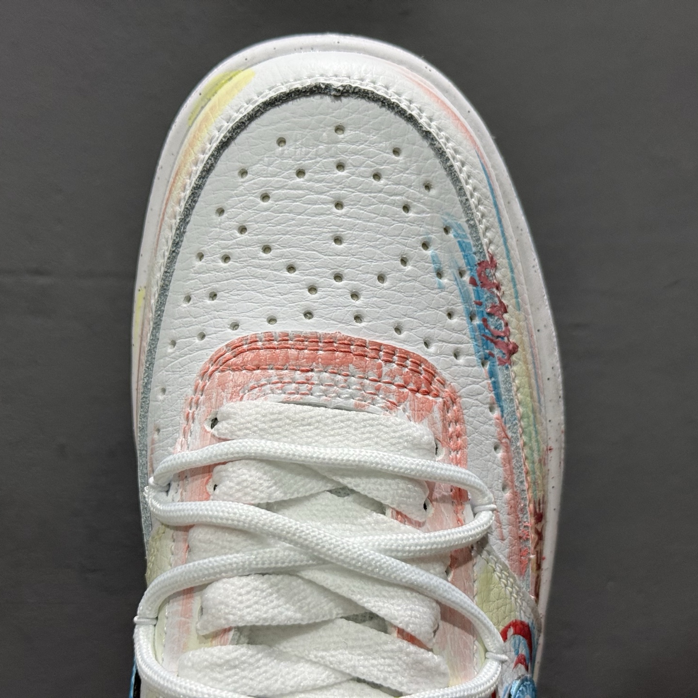 260 独家实拍 [定制球鞋]Nike Court Vision 1 Low “悦动粉” 手绘涂鸦定制板鞋 “悦动粉” DH2987-217