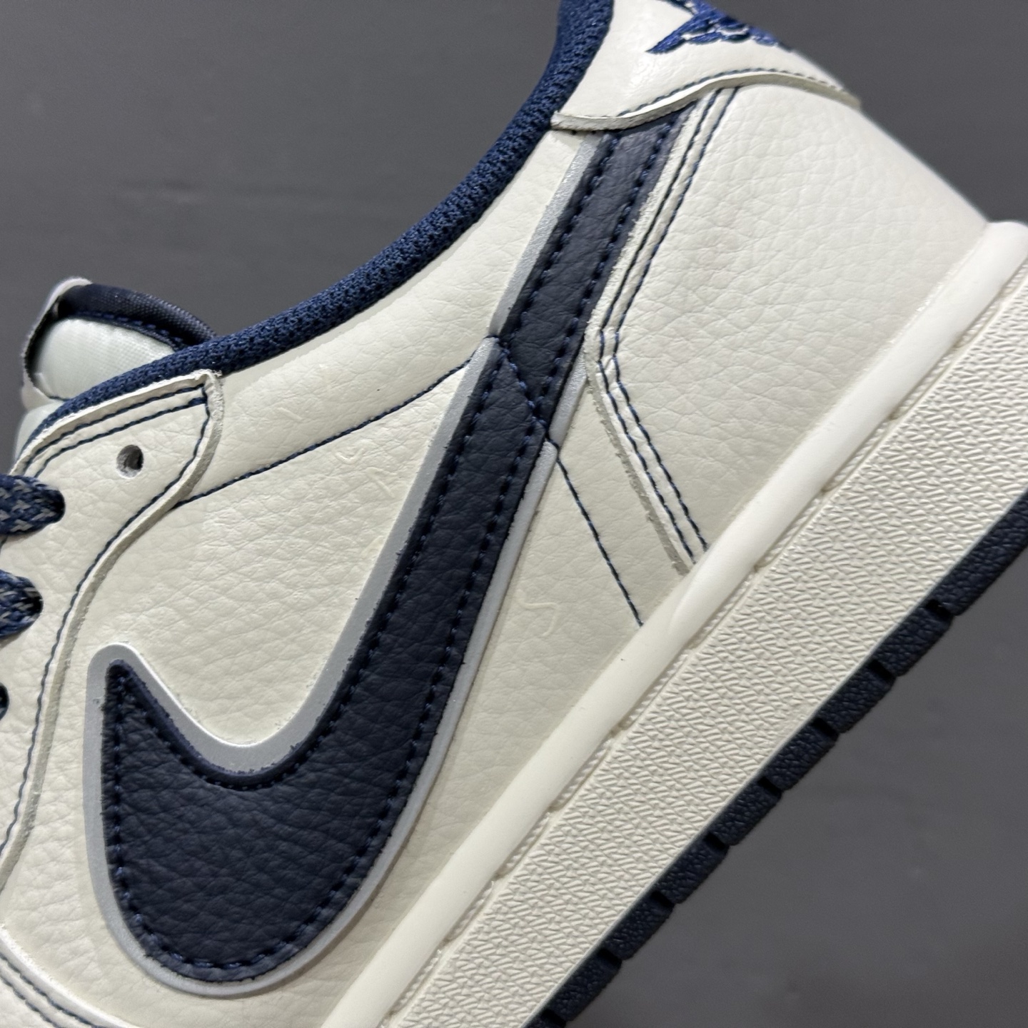 280 定制 Air Jordan 1 Low ow SP 米白蓝 DH0223-355