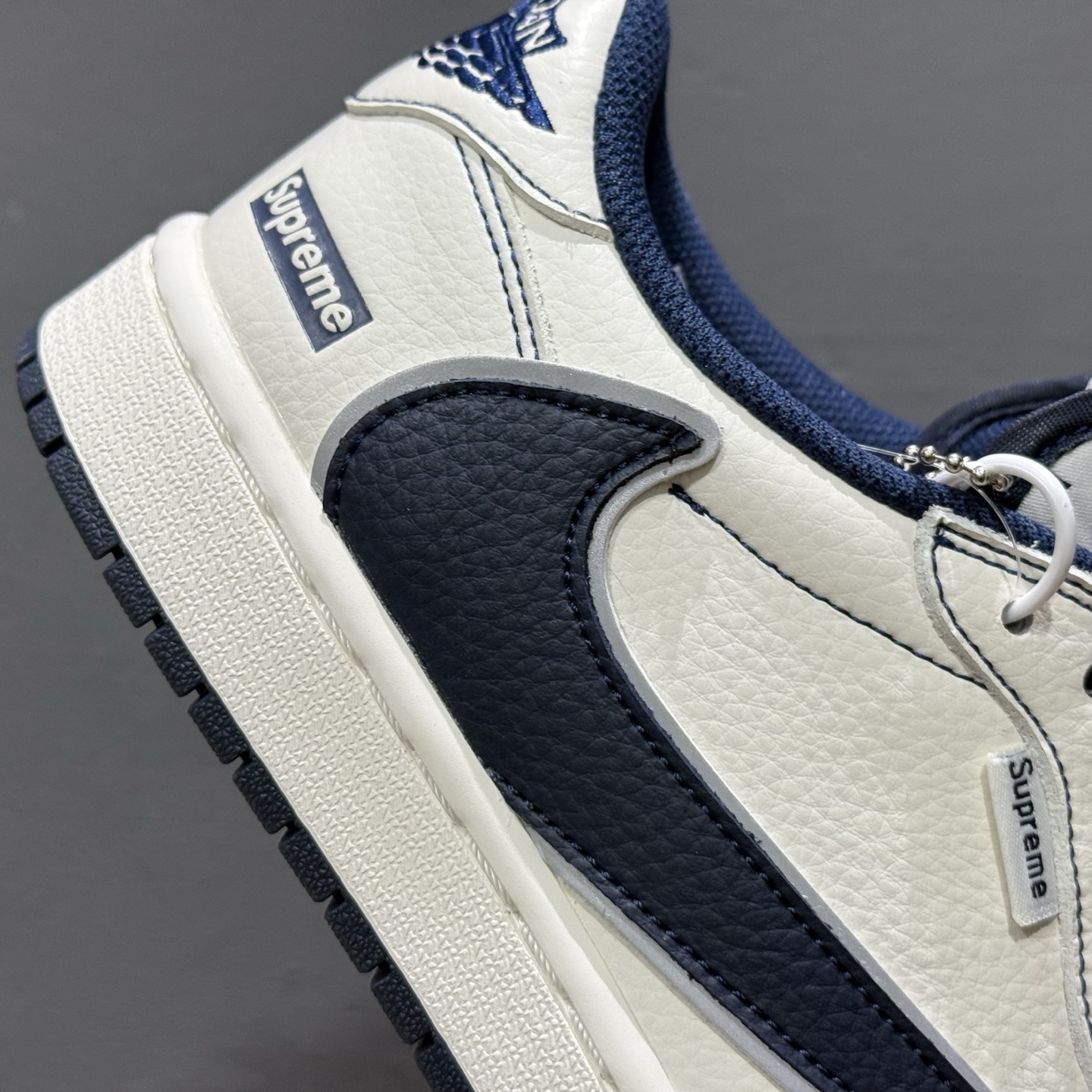 280 定制 Air Jordan 1 Low ow SP 米白蓝 DH0223-355