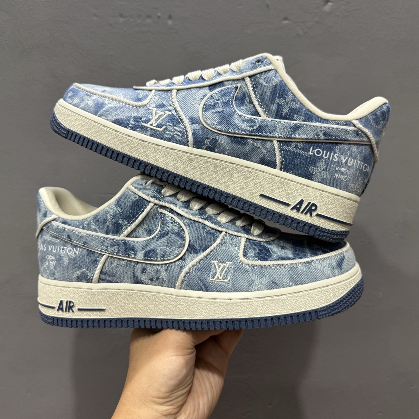 Nike Air Force 1'07 Low LV联名 蓝牛仔 空军一号低帮休闲板鞋 SC9207-532