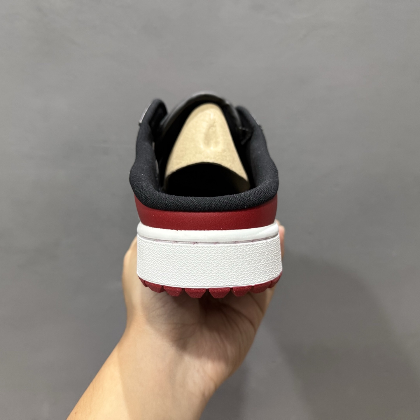 Air Jordan 1 Mule 黑红 官方同步 AJ系列穆勒一脚蹬半拖 FJ1214-001