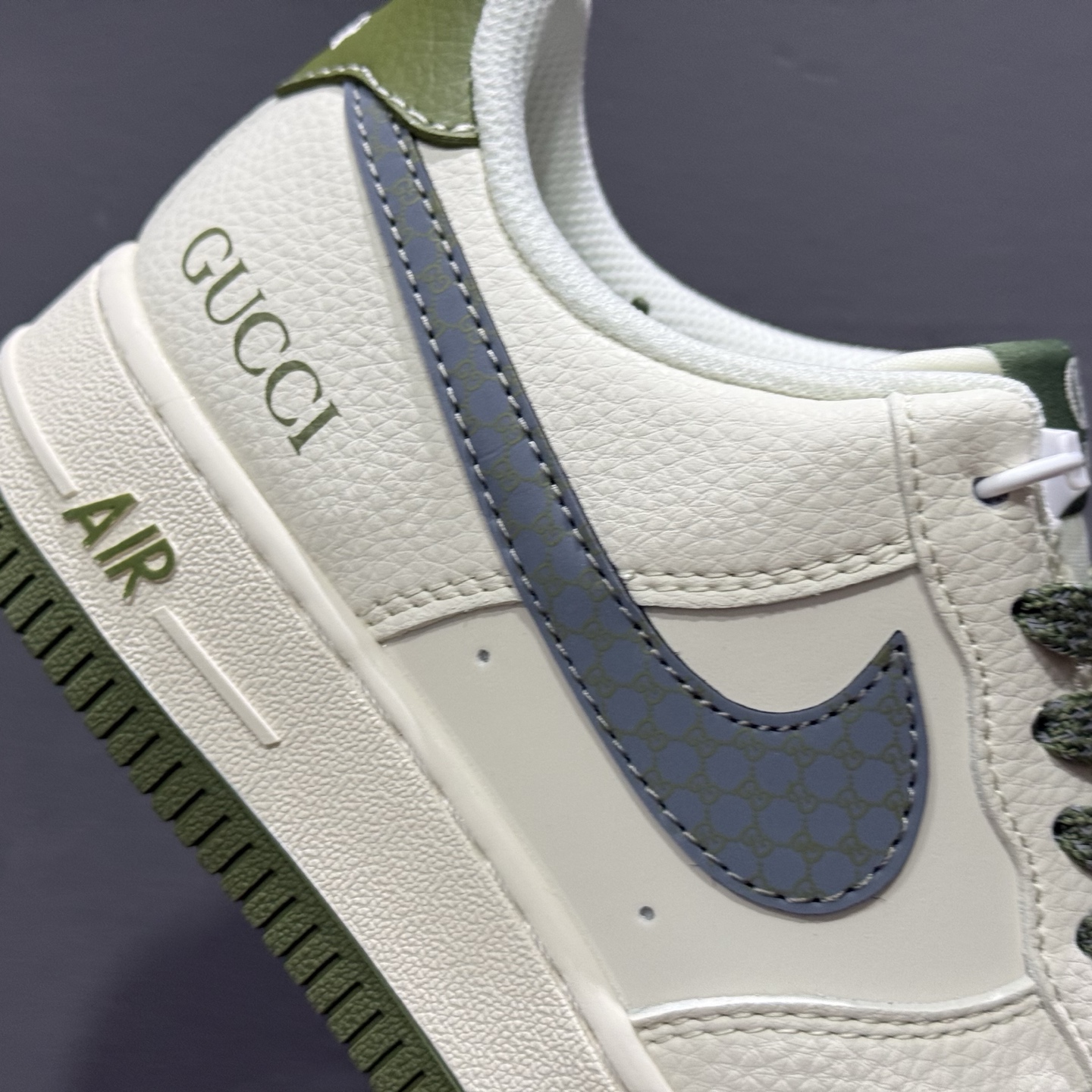 260 NIke Air Force 1 ‘07 Low “古驰联名——绿灰花纹”空军一号 低帮 XS1958-563