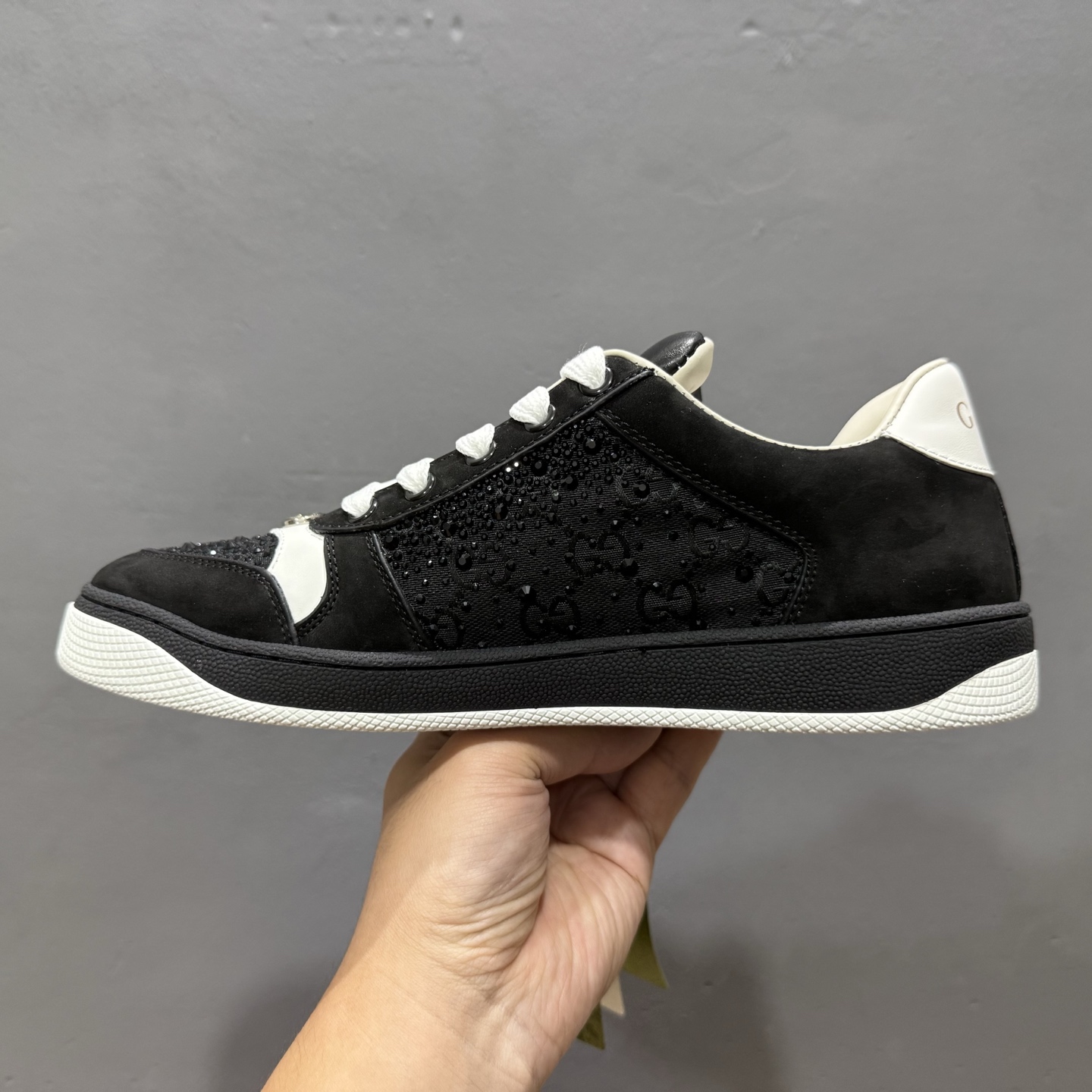 Gucci Distressed Screener sneaker古驰小脏鞋系列 经典原型复古百搭做旧老爹板鞋