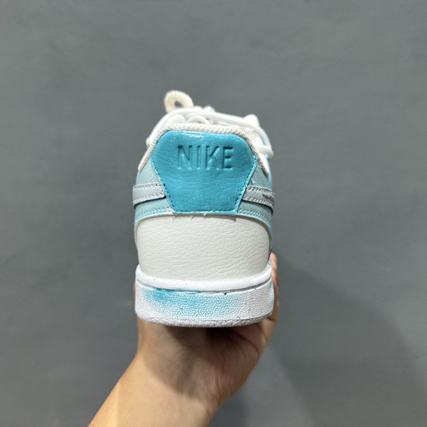 【定制球鞋】Nike Court Vision 1 梦熠星河 蓝灰色 DH2987-101