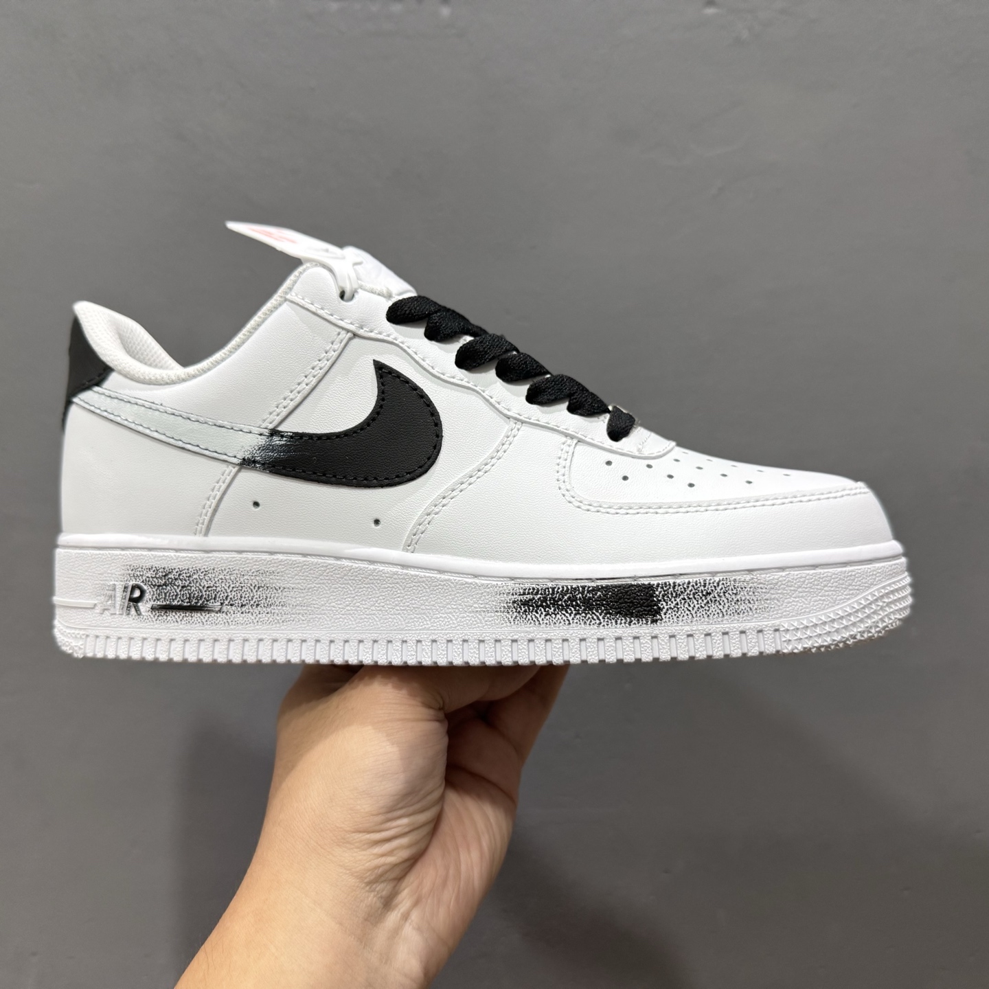 260 Nike Air Force 1 Low 07 高街 做旧 白黑 ZH0316-078