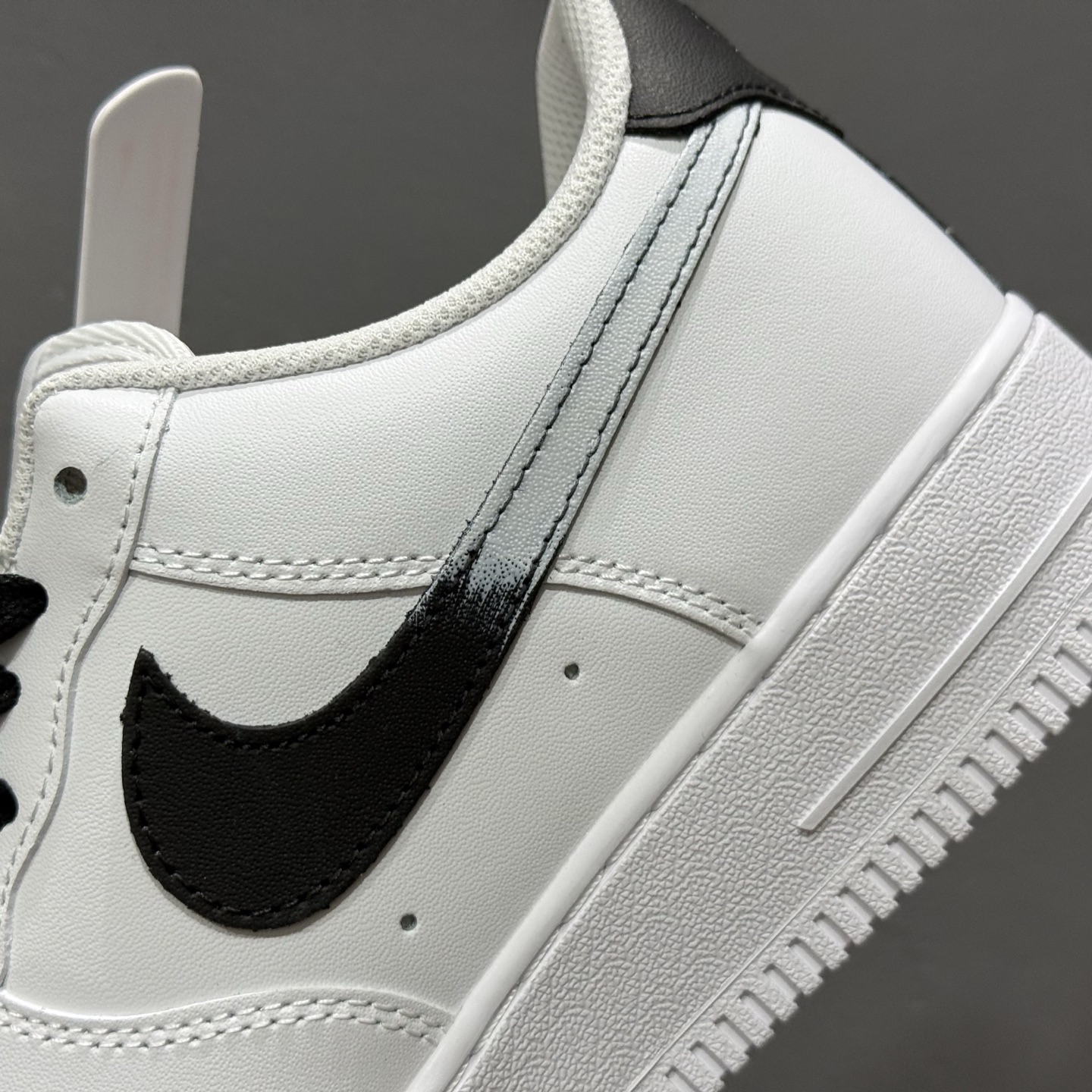 260 Nike Air Force 1 Low 07 高街 做旧 白黑 ZH0316-078