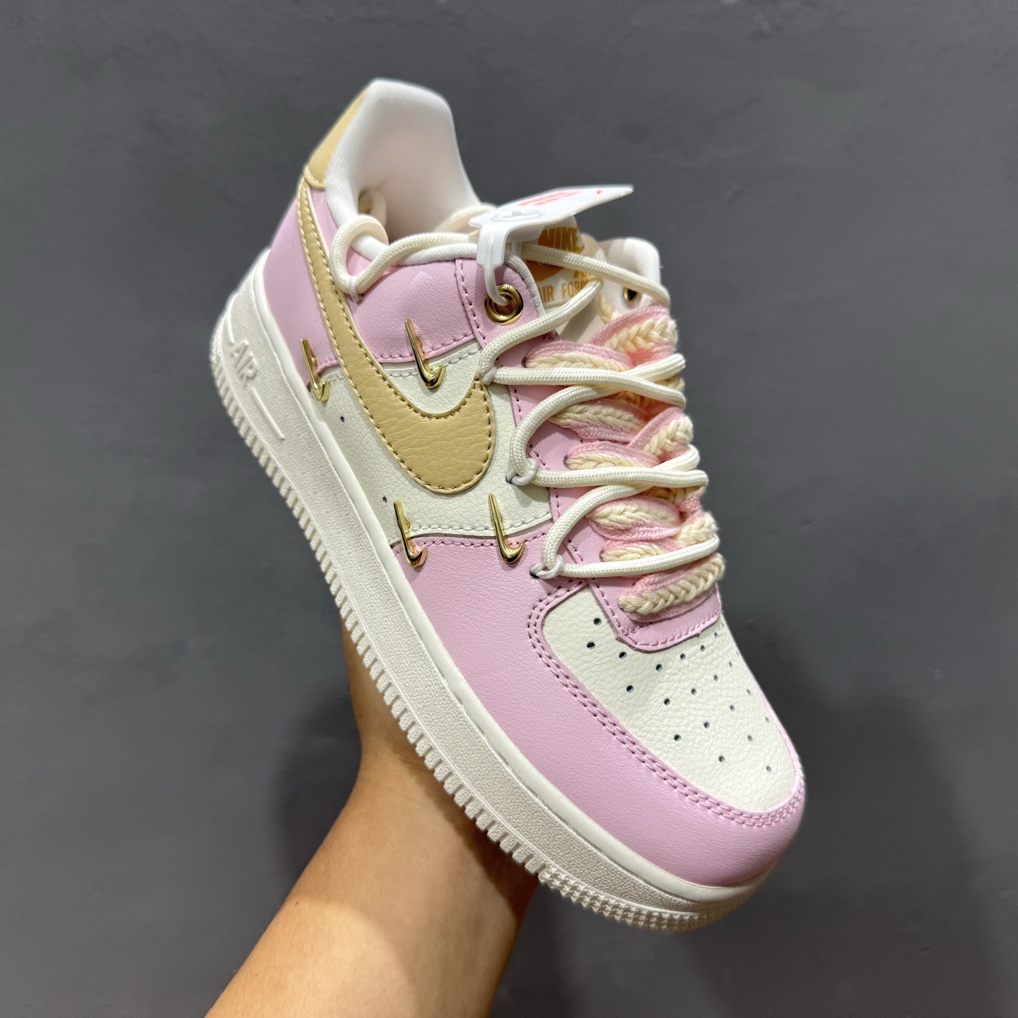 Nike Air Force 1'07 Low 粉糖蜜语 空军一号低帮休闲板鞋 ZB2574-600