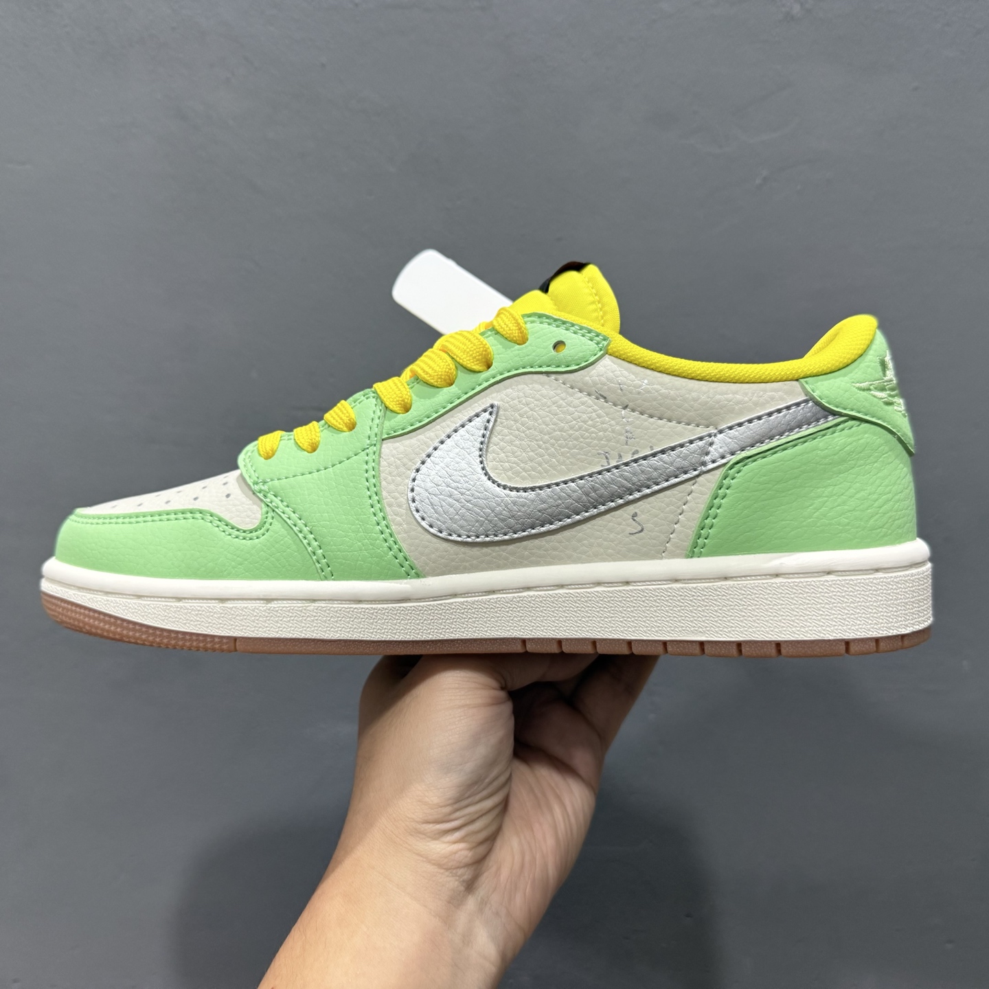 定制 Air Jordan 1 Low ow SP 倒钩联名 青米银 DN6901-092