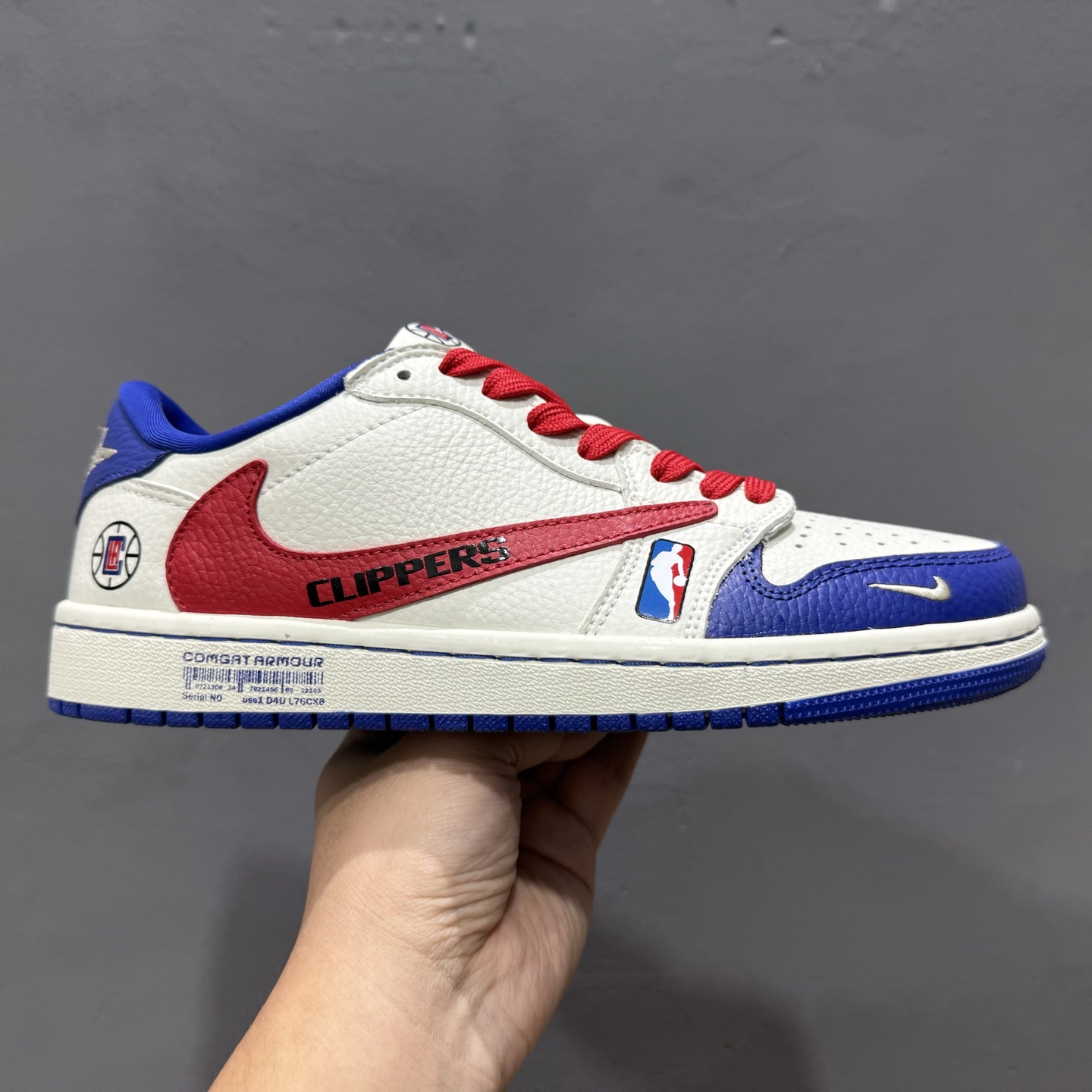 280 Travis Scott x Fragment Design x Air Jordan 1 Low OG SP AJ1 洛杉矶快船联名 低帮文化休闲板鞋 SC9207-026