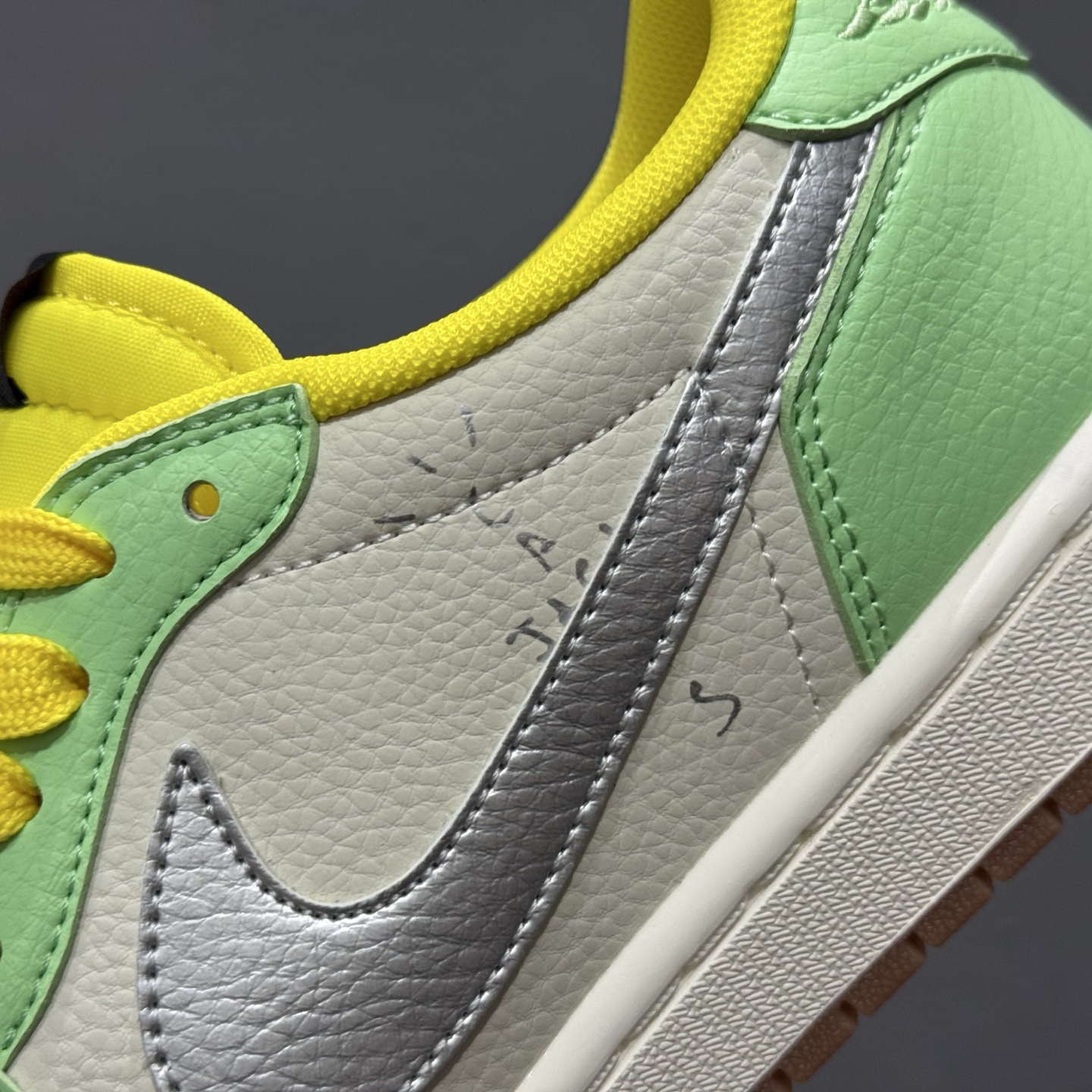 定制 Air Jordan 1 Low ow SP 倒钩联名 青米银 DN6901-092