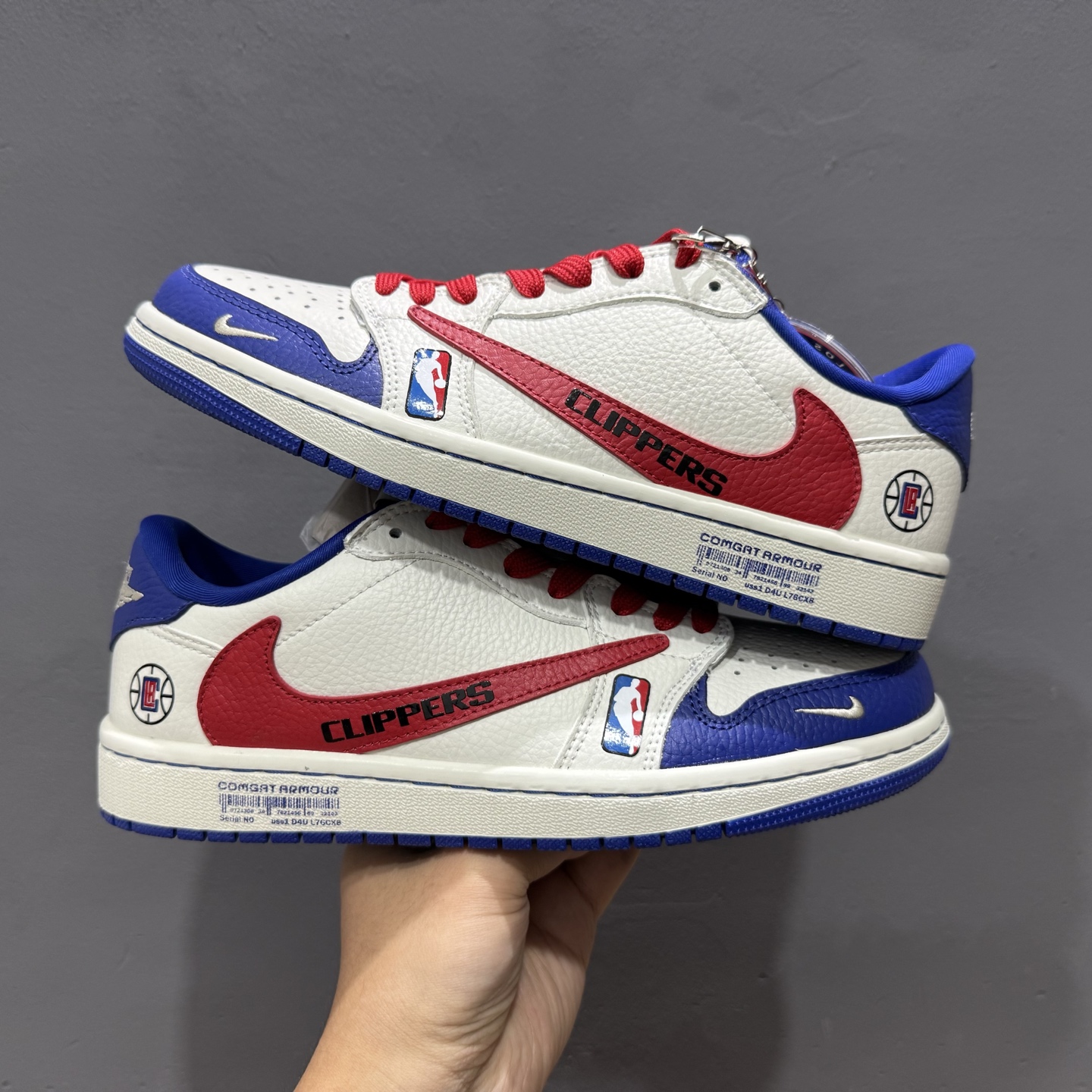 280 Travis Scott x Fragment Design x Air Jordan 1 Low OG SP AJ1 洛杉矶快船联名 低帮文化休闲板鞋 SC9207-026