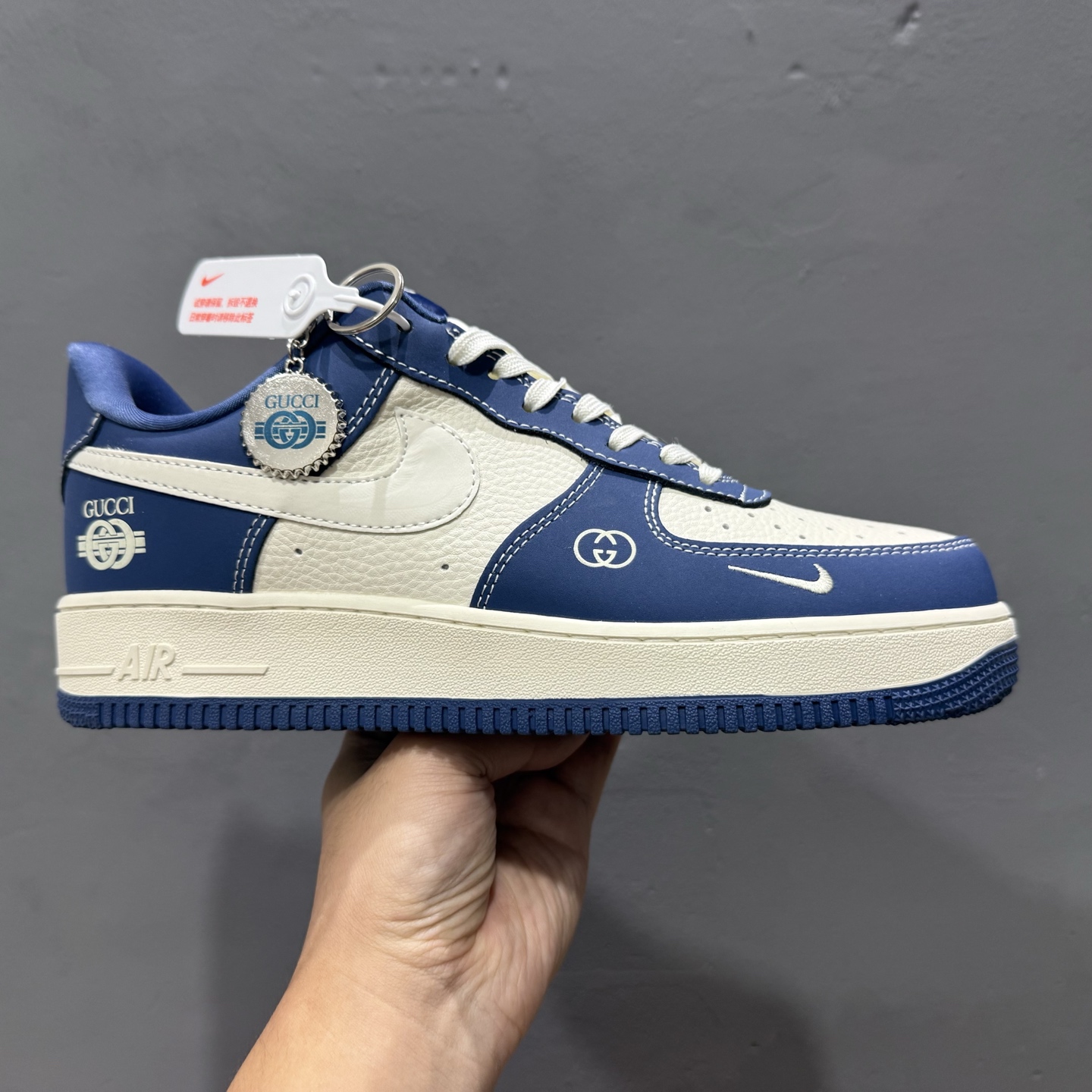 260 Nike Air Force 1'07 GUCCI 联名 蓝白 KK1988-085
