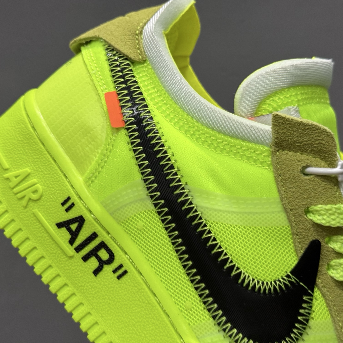 ￥220 Off White x Nk Air Force 1 Low OW 联名透明黄 AO4606-700