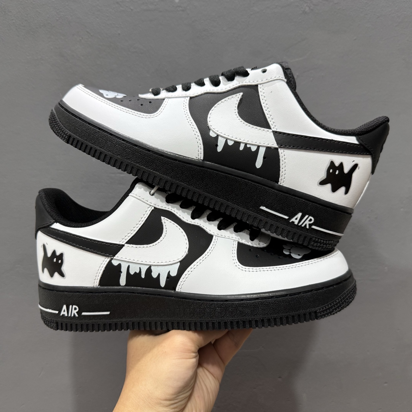 Nike Air Force 1'07 Low 官方爆款定制 二次元主题 灰色地带 空军一号低帮休闲板鞋 ZH0316-077