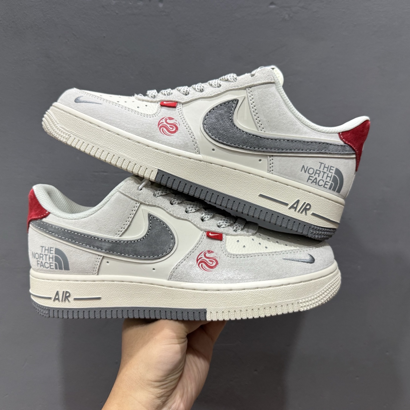 Nike Air Force 1'07 北面 联名 米白灰 YX5066-313