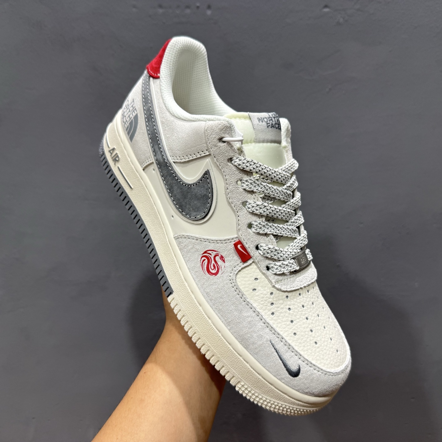 Nike Air Force 1'07 北面 联名 米白灰 YX5066-313