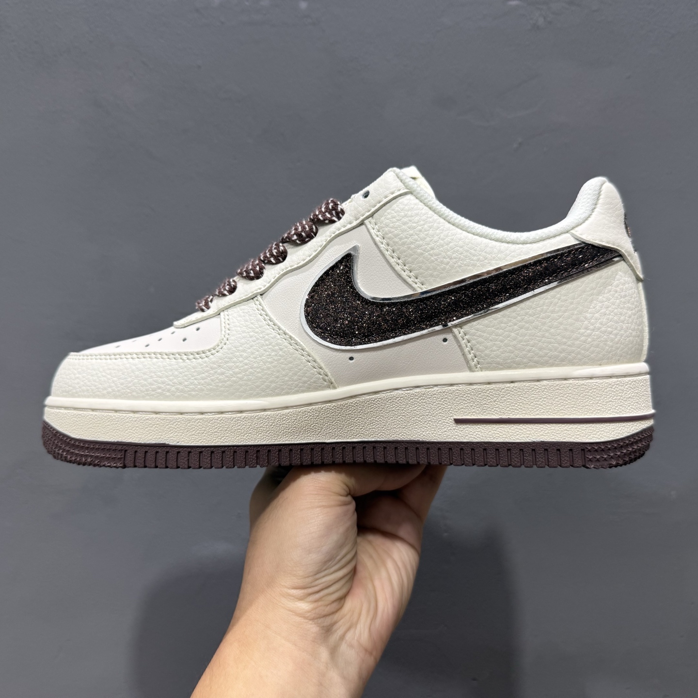 240 【GU古驰联名】米白棕勾NIke Air Force 1 ‘07 Low 空军一号 低帮 运动鞋 休闲鞋 QY6818-609