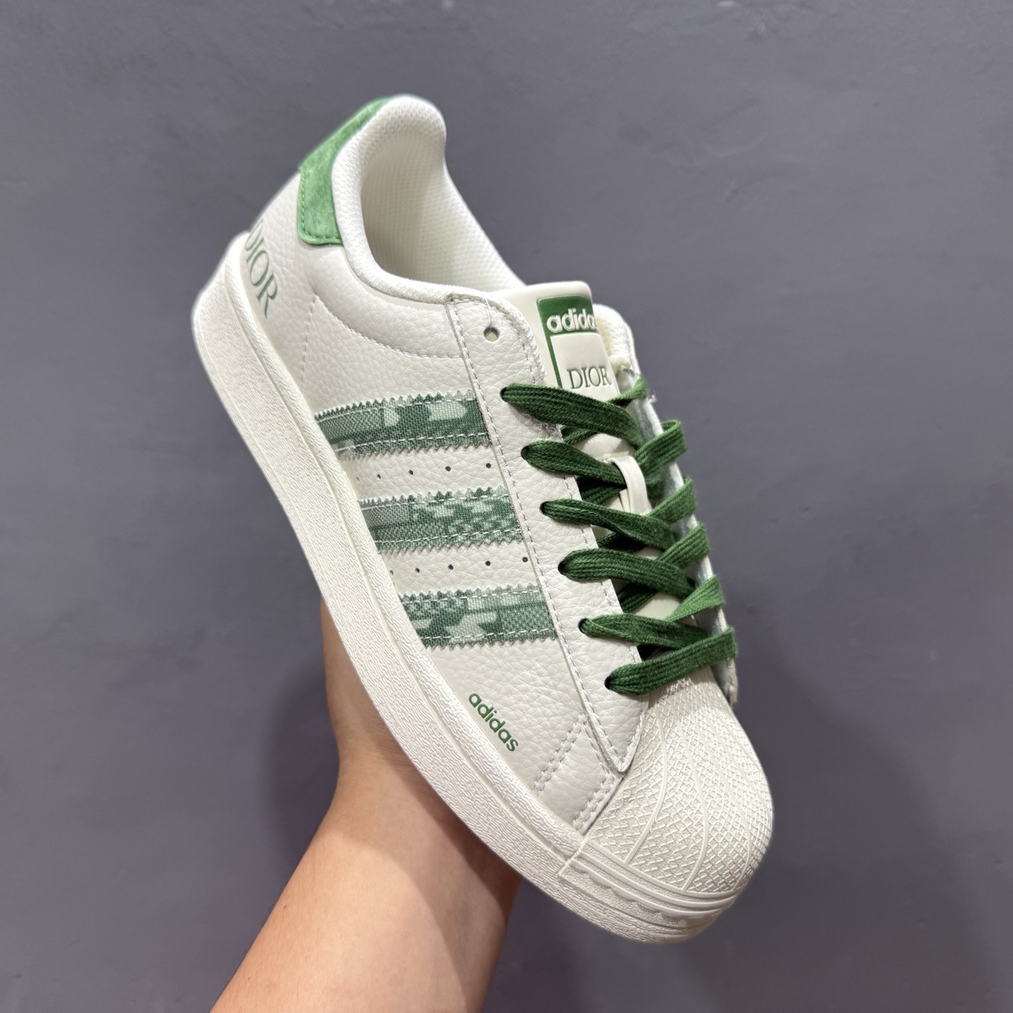 240 ＃纯原 CLOT x AD Originals “三叶草棕色小标” 贝壳头LV联名限定 AD0006