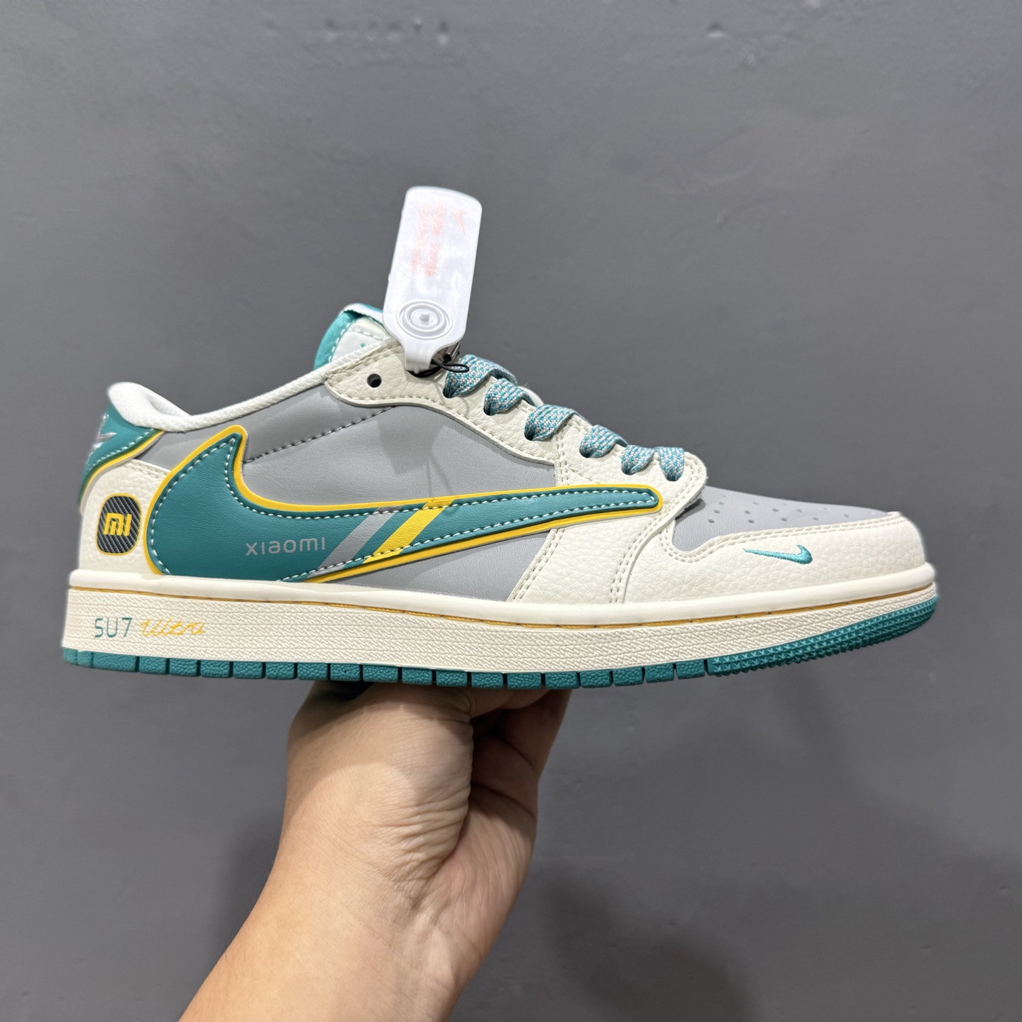 280 Travis Scott x Fragment Design x Air Jordan 1 Low OG SP AJ1 小米联名 海湾蓝 低帮文化休闲板鞋 XX3168-163