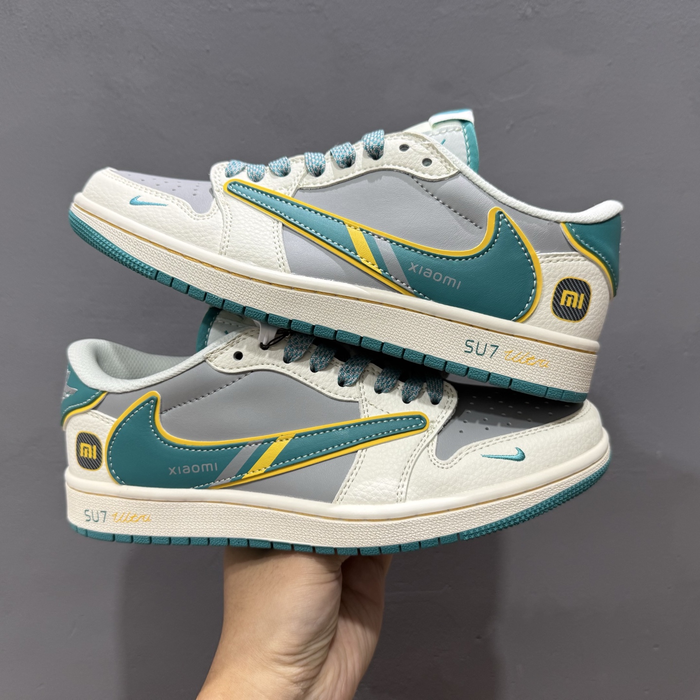 280 Travis Scott x Fragment Design x Air Jordan 1 Low OG SP AJ1 小米联名 海湾蓝 低帮文化休闲板鞋 XX3168-163