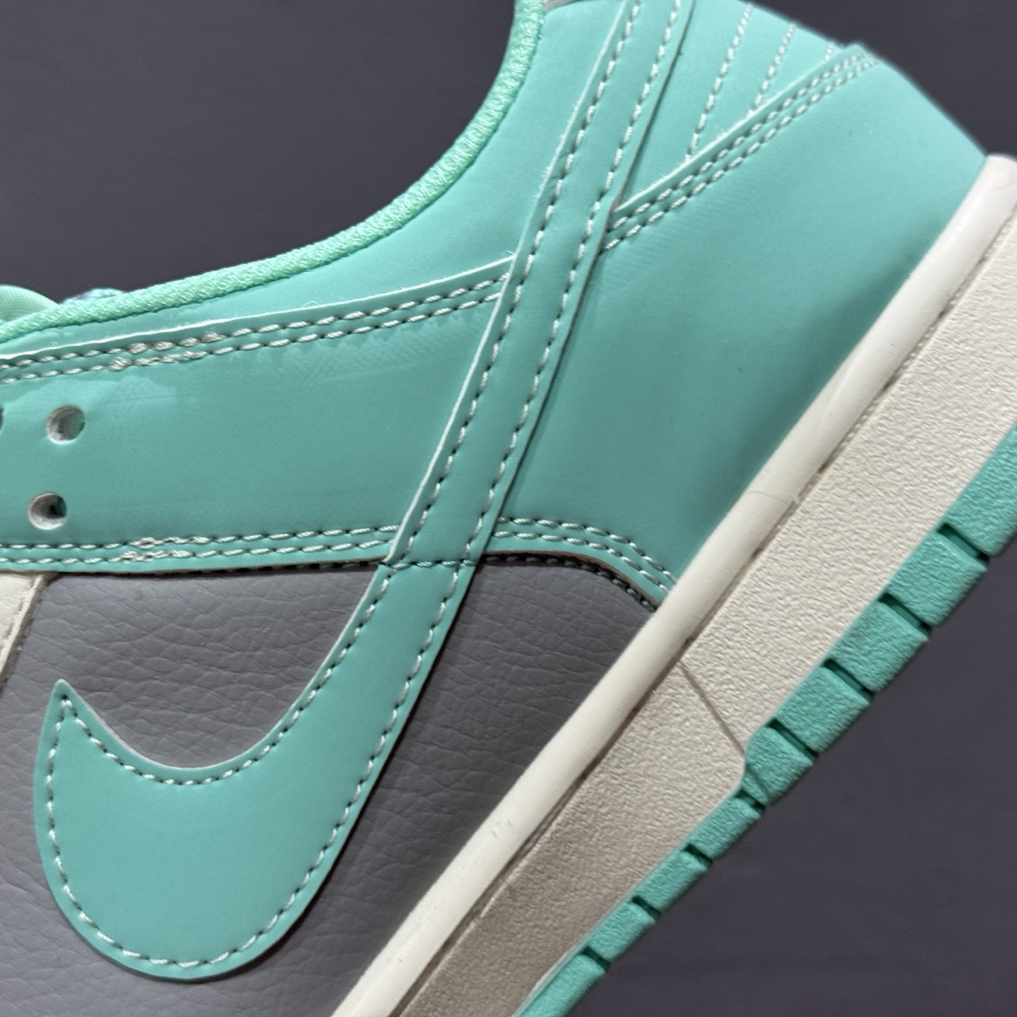 220 Nk SB Dunk Low BAPE联名-米灰靛青 周年高端定制 低帮休闲板鞋 BB8969-003