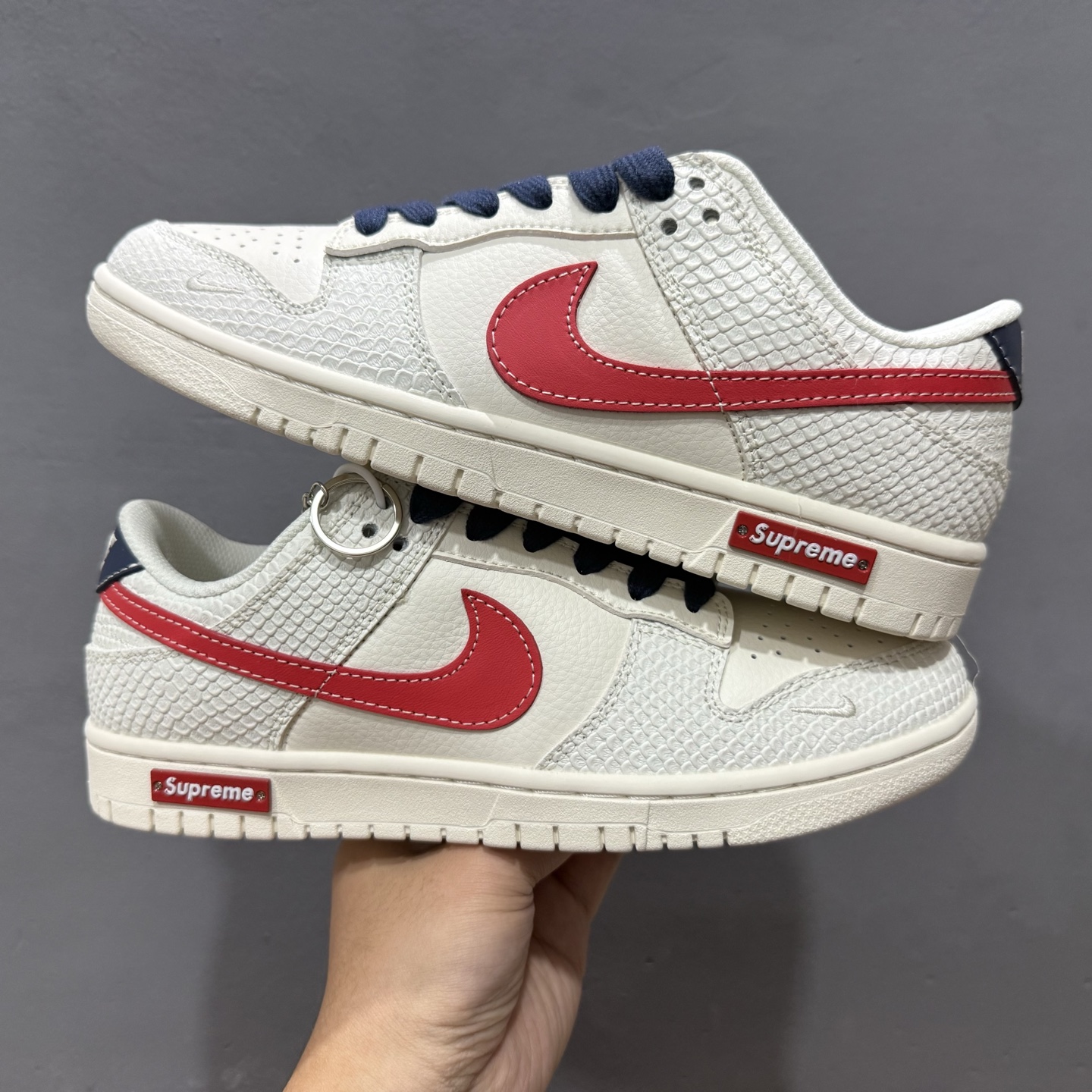 220 Nk SB Dunk Low Supreme联名-白龙鳞 周年高端定制 低帮休闲板鞋 BB8685-101