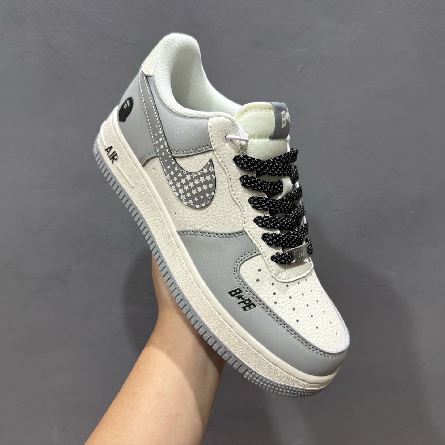 Nike Air Force 1'07 猿人头 联名 灰白 XS1958-571