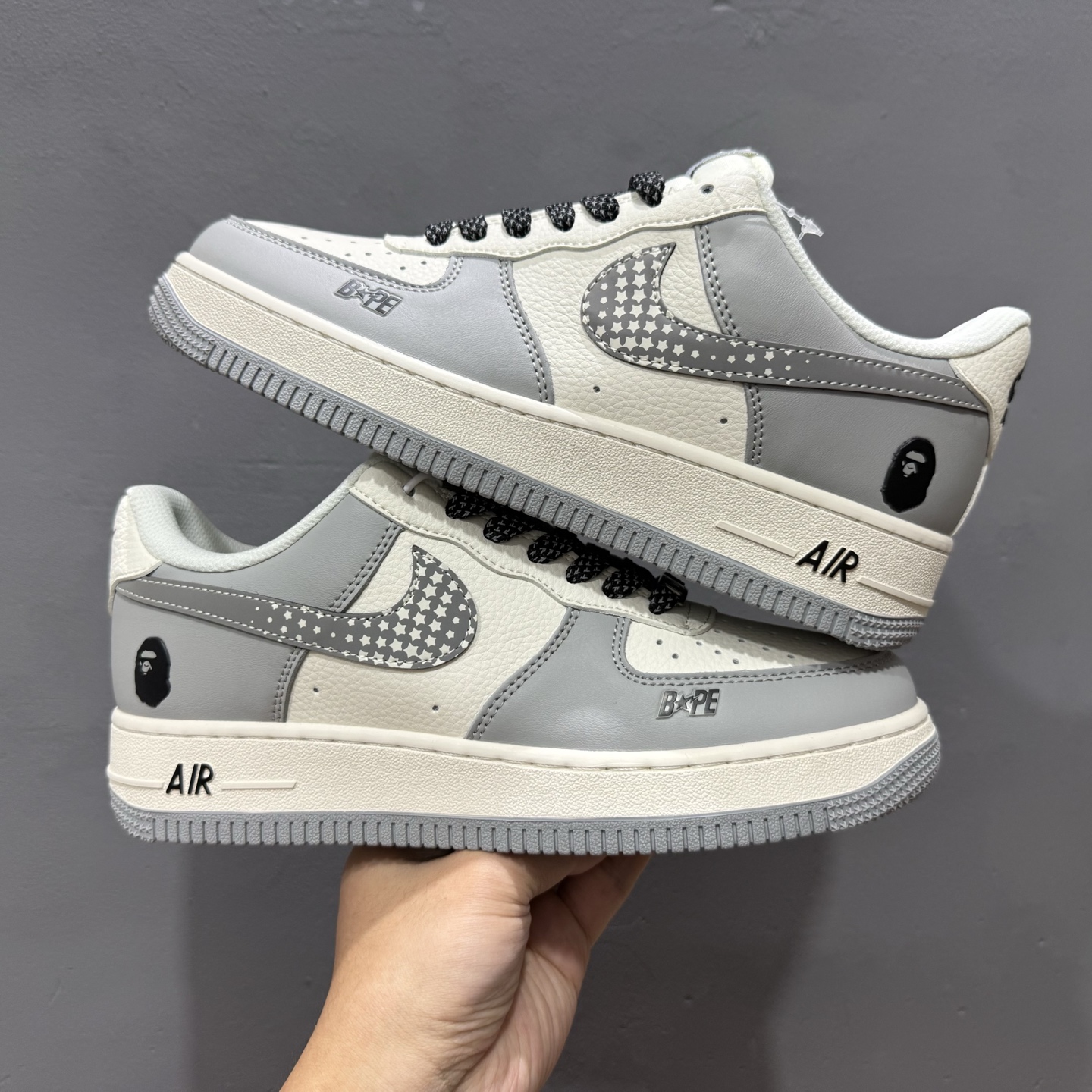 Nike Air Force 1'07 猿人头 联名 灰白 XS1958-571