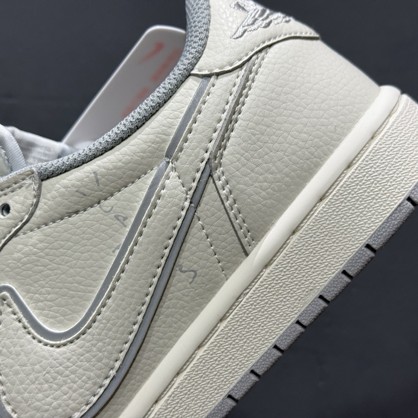 280 定制 Air Jordan 1 Low ow SP UNDEFEATED 倒钩联名 米白 DF1845-532