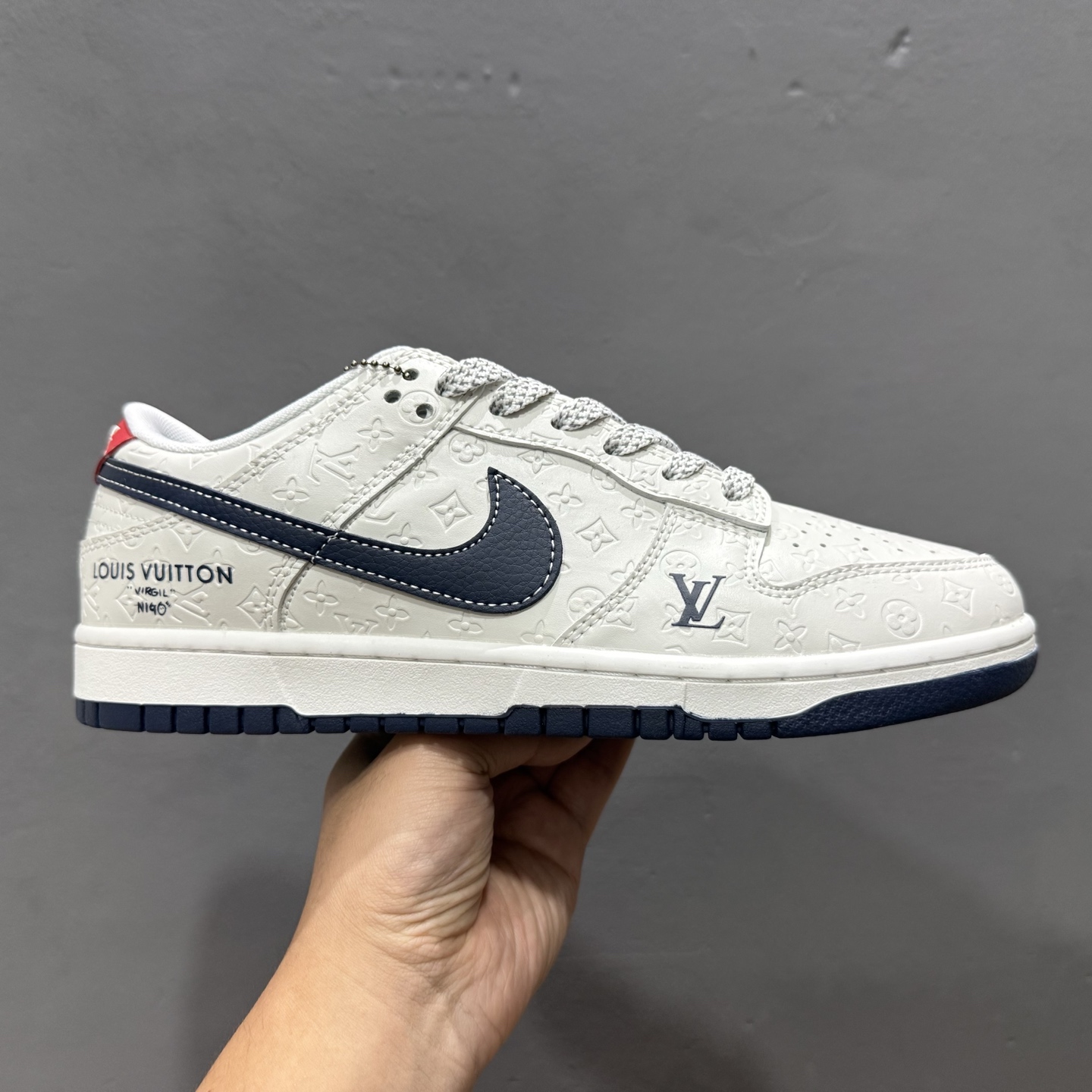280 Nike SB Dunk Low LV联名 蓝勾暗印花 低帮休闲板鞋 XX3168-146