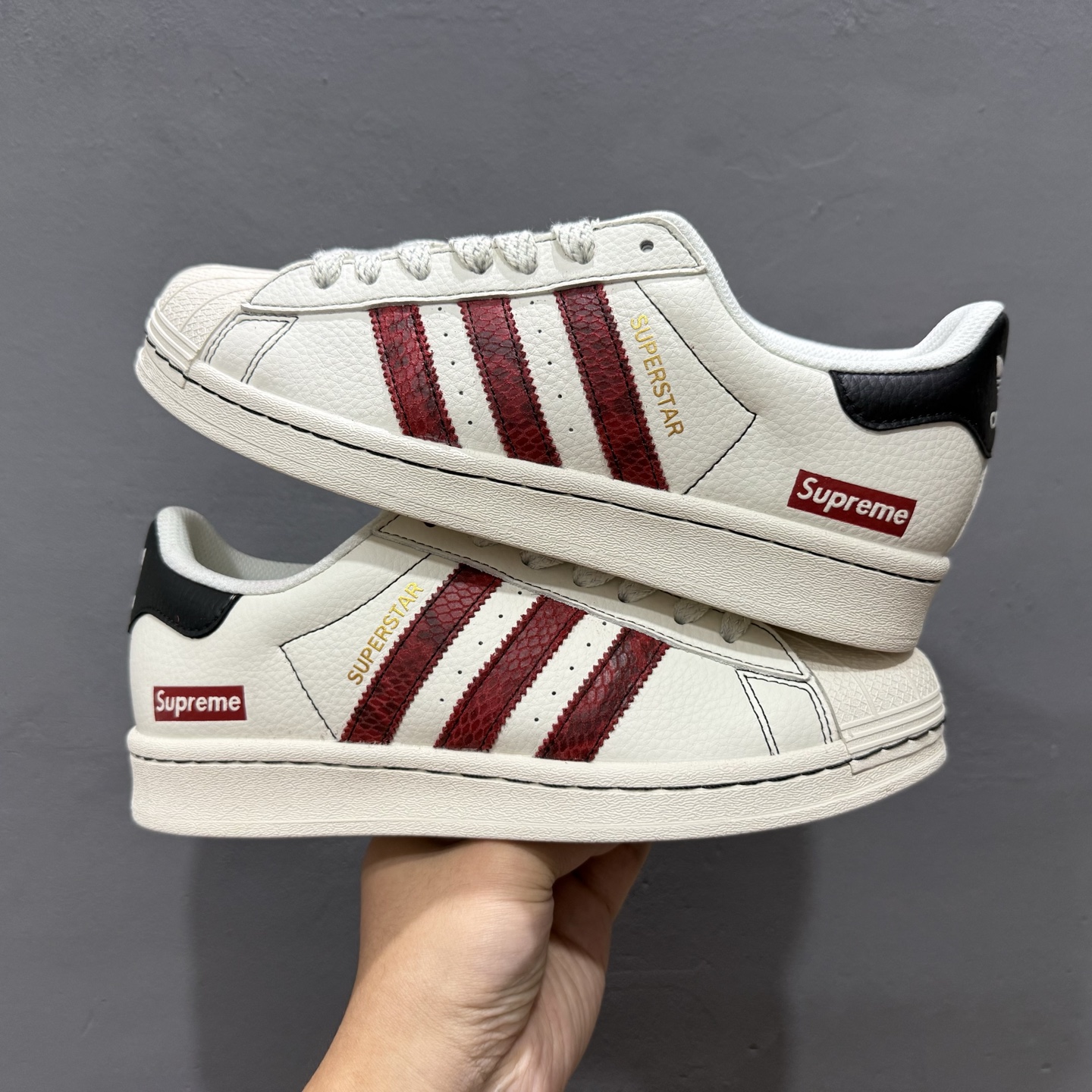 240 ＃纯原 CLOT x AD Originals Superstar“金标” 贝壳头LV联名限定 BZ2527