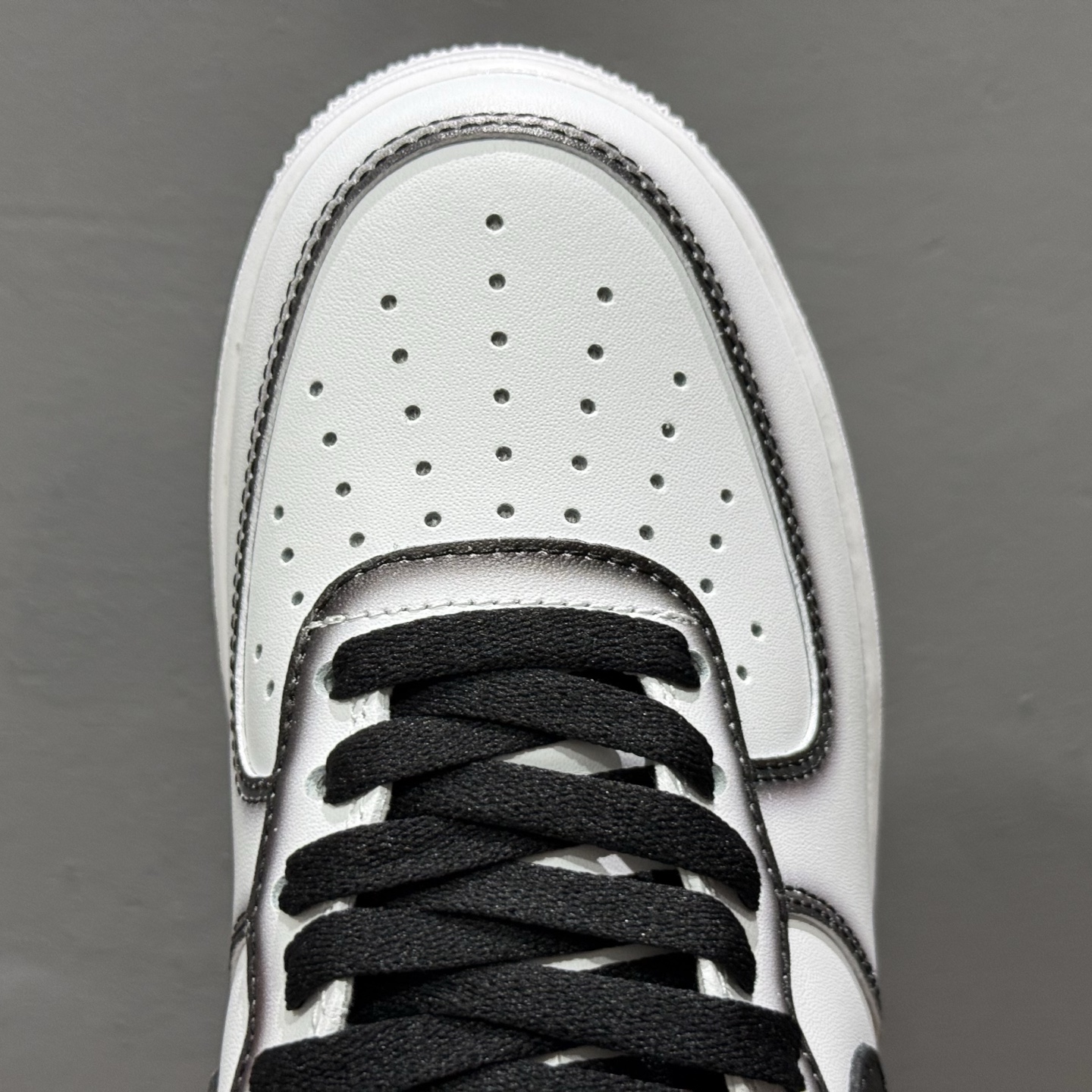 260 Nike Air Force 1 Low 07 黑色边界 白黑 ZH0316-075
