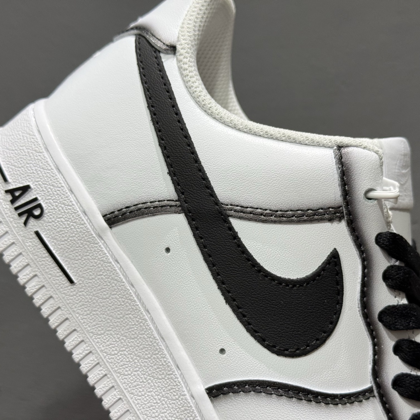 260 Nike Air Force 1 Low 07 黑色边界 白黑 ZH0316-075