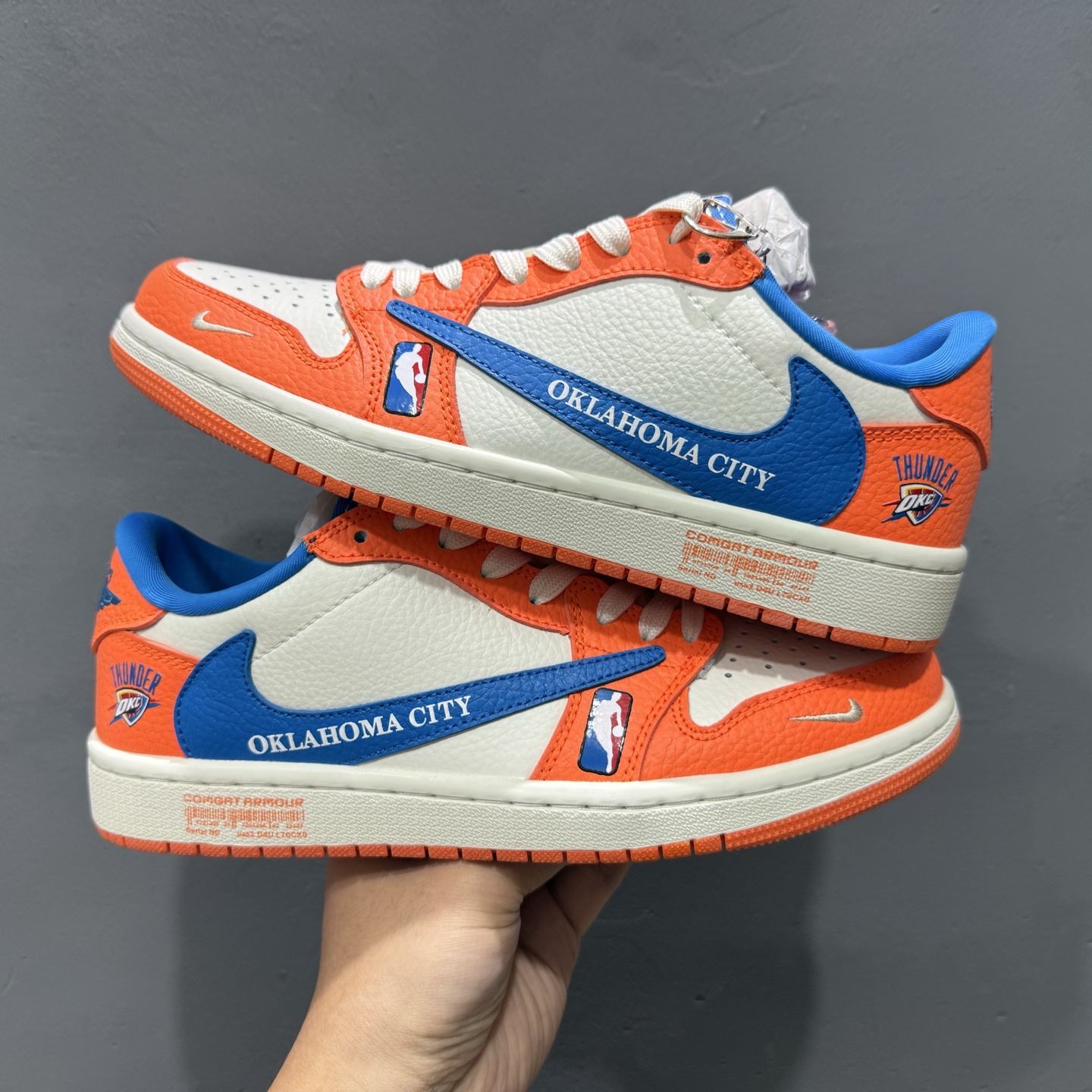 Travis Scott x Jordan 1 Low NBA克利夫兰骑士联名- CLE城市限定 倒勾低帮休闲版本 SC9207-032