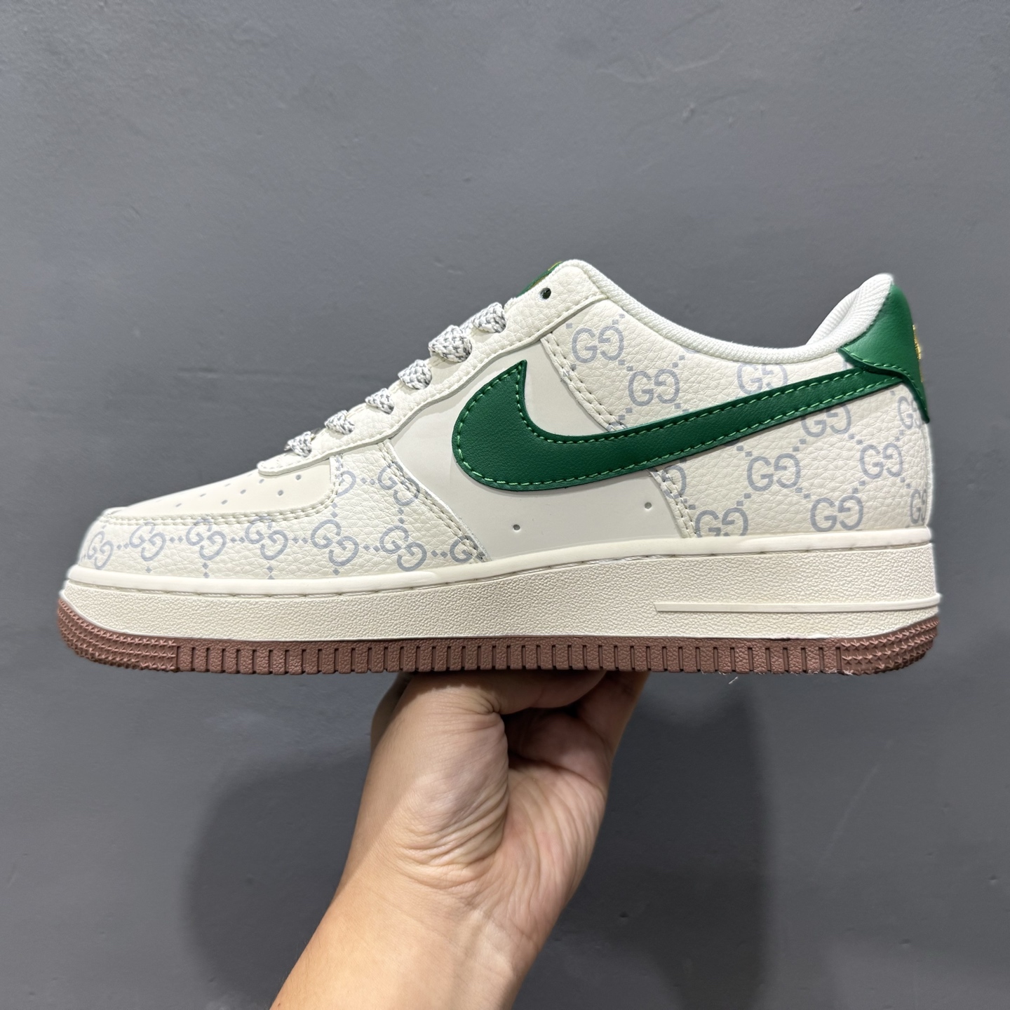 Nike Air Force 1'07 GUCCI 联名 米白绿 JJ2508-711