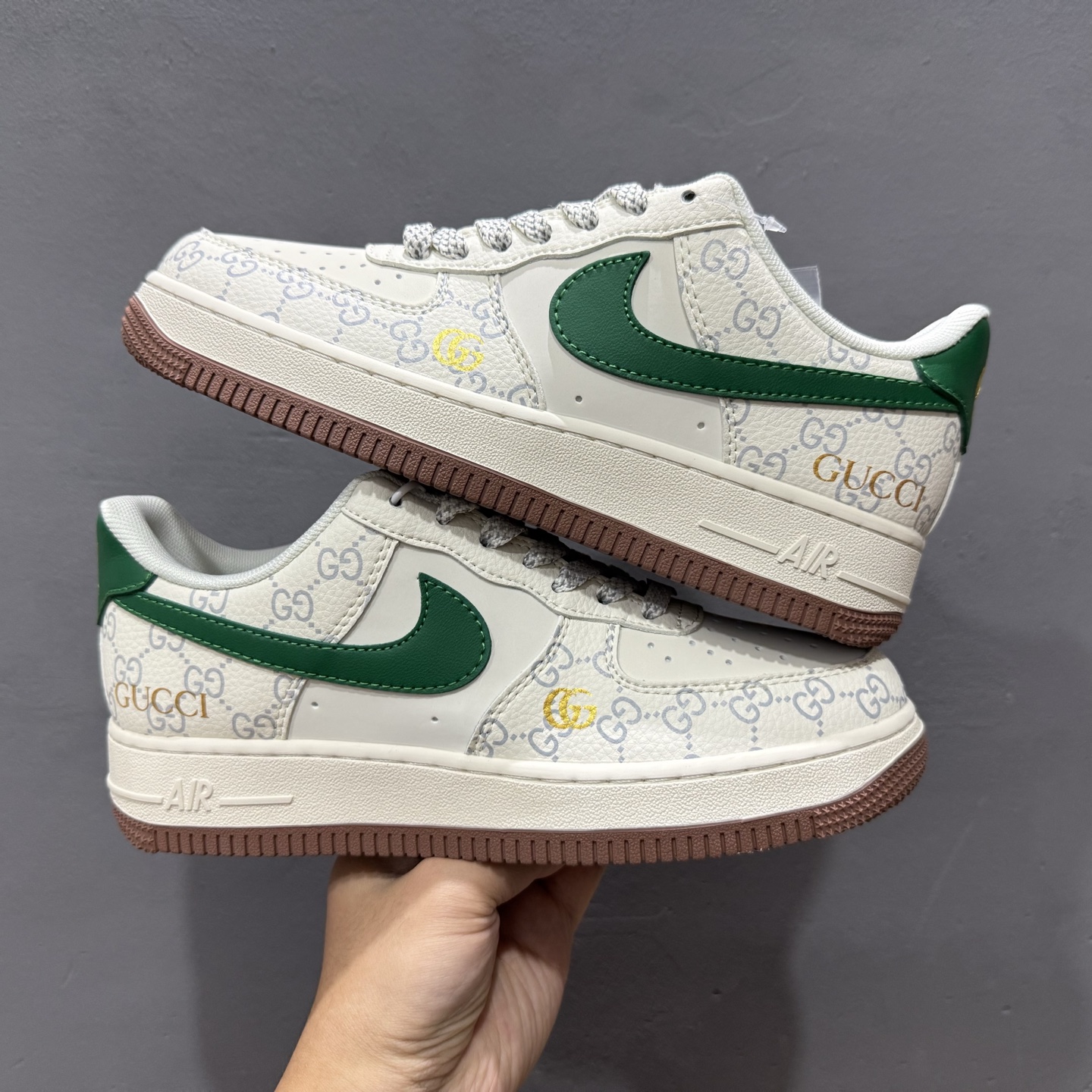 Nike Air Force 1'07 GUCCI 联名 米白绿 JJ2508-711