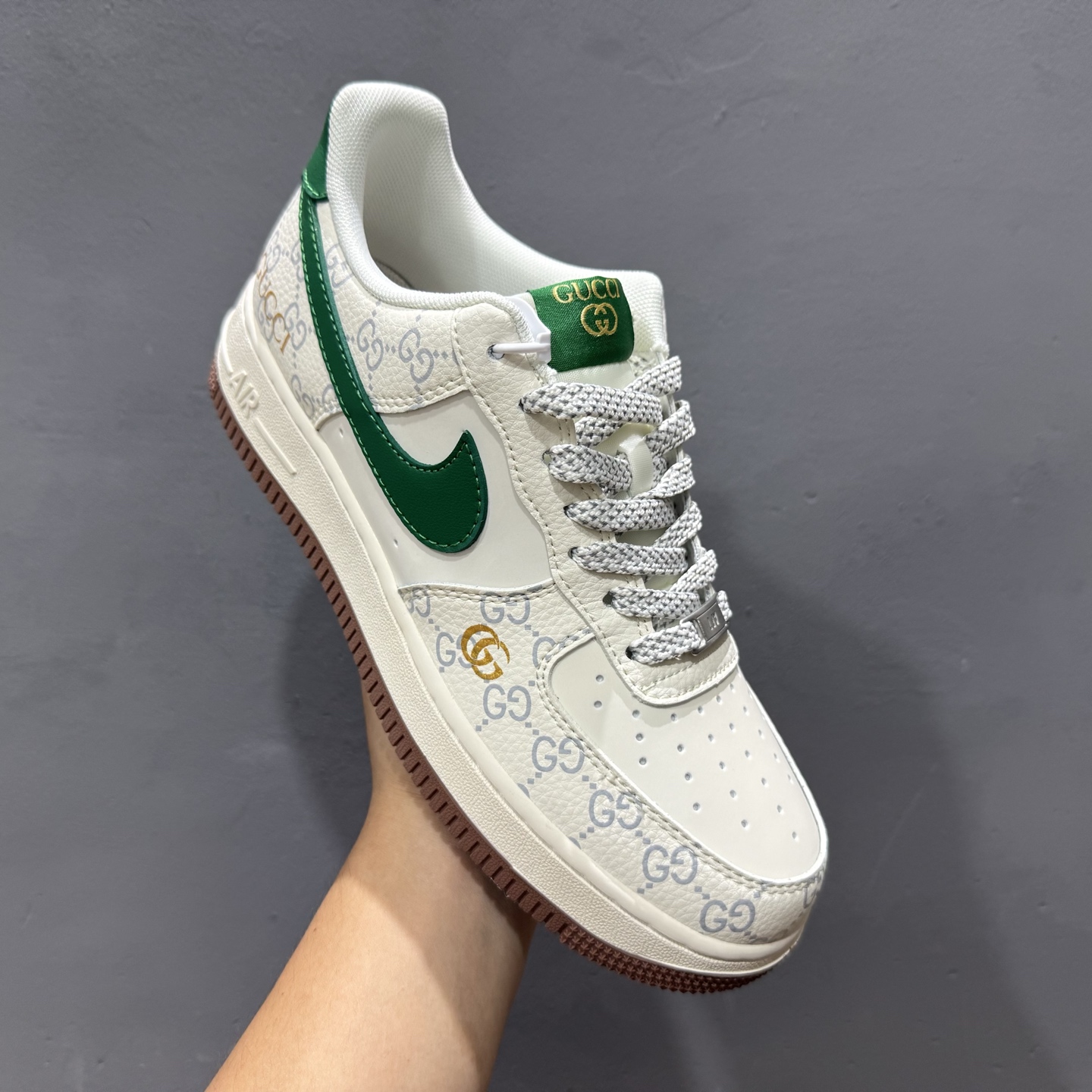 Nike Air Force 1'07 GUCCI 联名 米白绿 JJ2508-711
