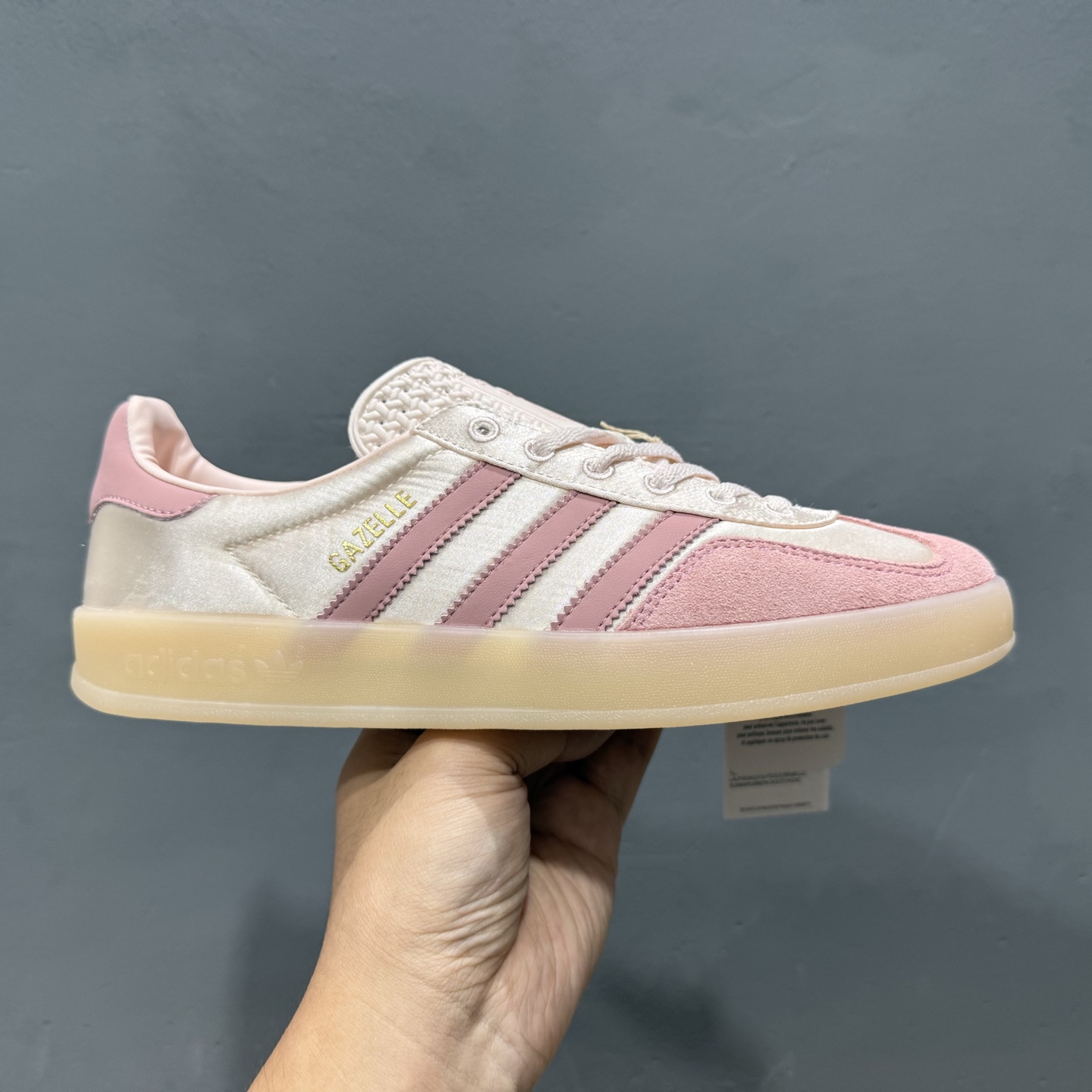 180 AD Originals Gazelle Indoor 粉色 三叶草复古休闲运动板鞋 JI2709