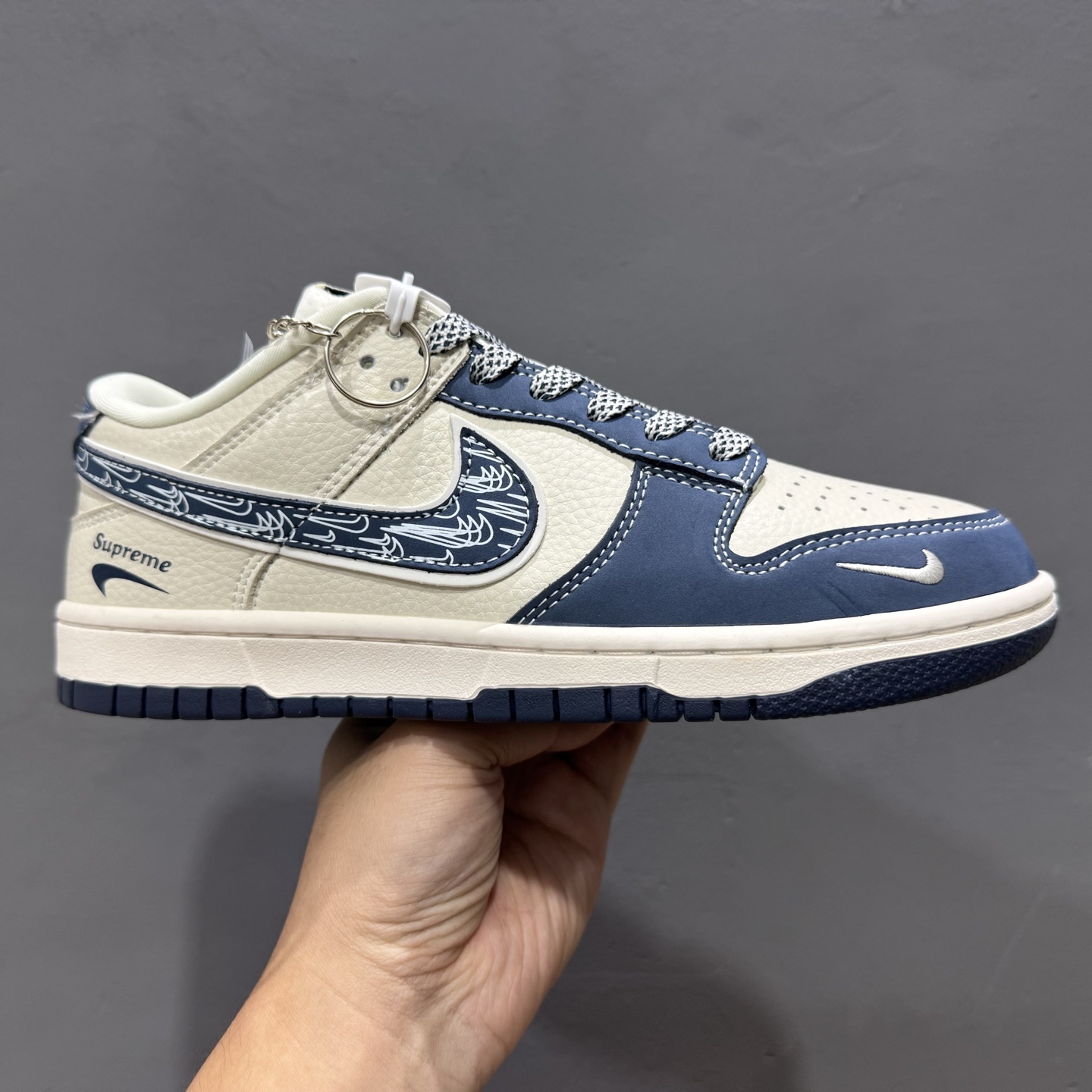 280 Supreme x Nike Dunk Low 蓝白涂鸦蓝勾 LW1818-116