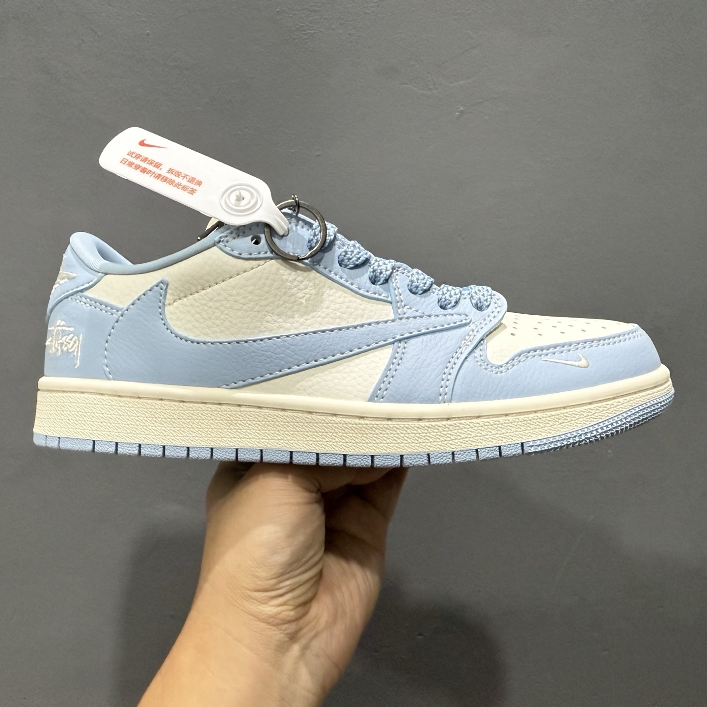 220 Fragment x TS x Air Jordan 1 Low x LV 三方联名倒钩低帮 BB6588-101