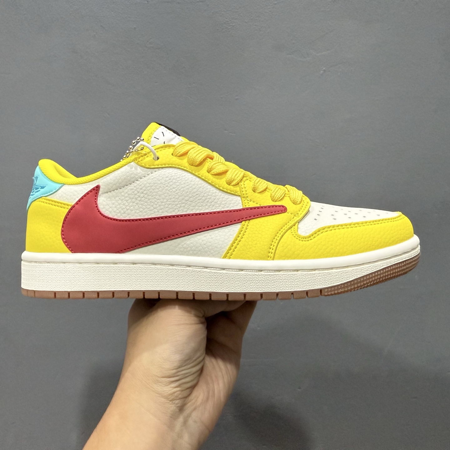 280 Travis Scott x Air Jordan 1 Low 黄白红 DN6901-091