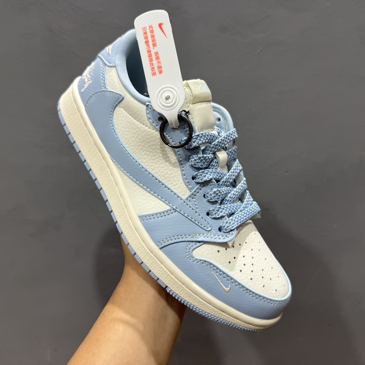 220 Fragment x TS x Air Jordan 1 Low x LV 三方联名倒钩低帮 BB6588-101
