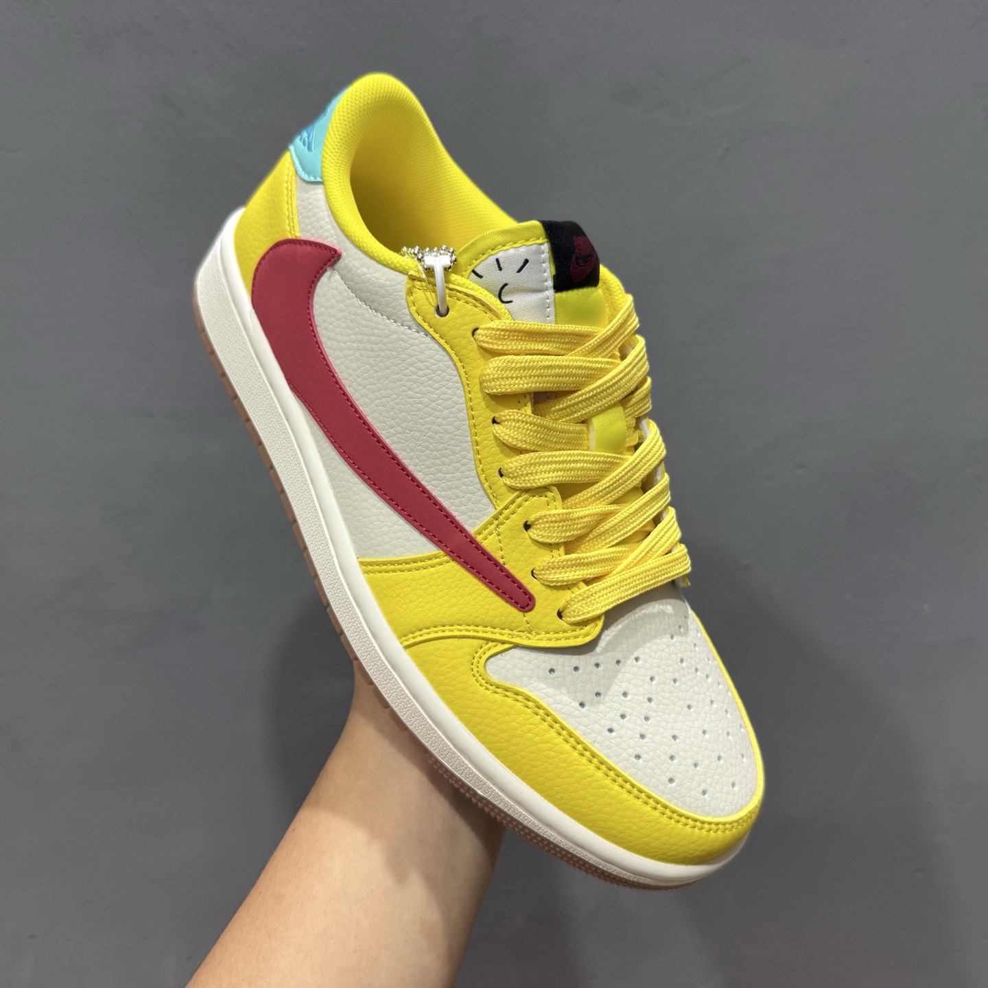 280 Travis Scott x Air Jordan 1 Low 黄白红 DN6901-091