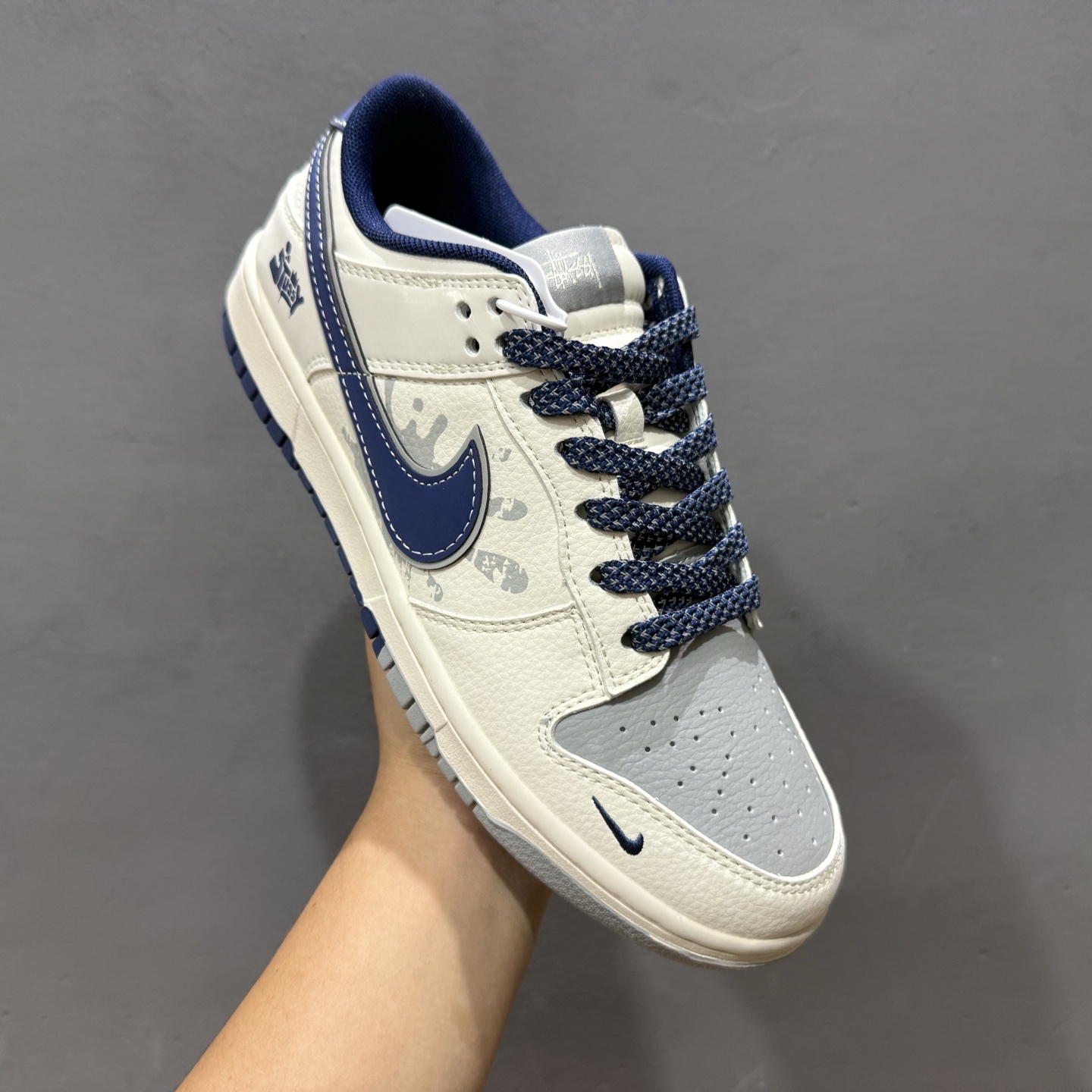 280 Stussy x Nike Dunk Low 双拼爆炸蓝勾 XS6089-593
