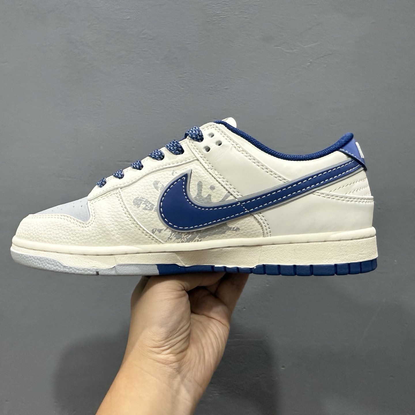 280 Stussy x Nike Dunk Low 双拼爆炸蓝勾 XS6089-593
